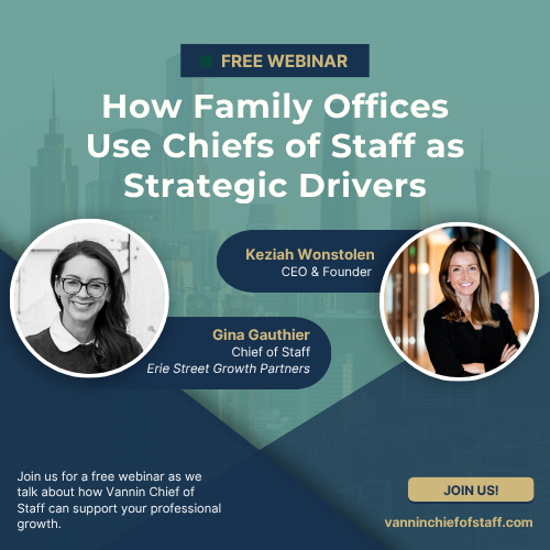 How Family Offices Use Chiefs of Staff as Strategic Drivers