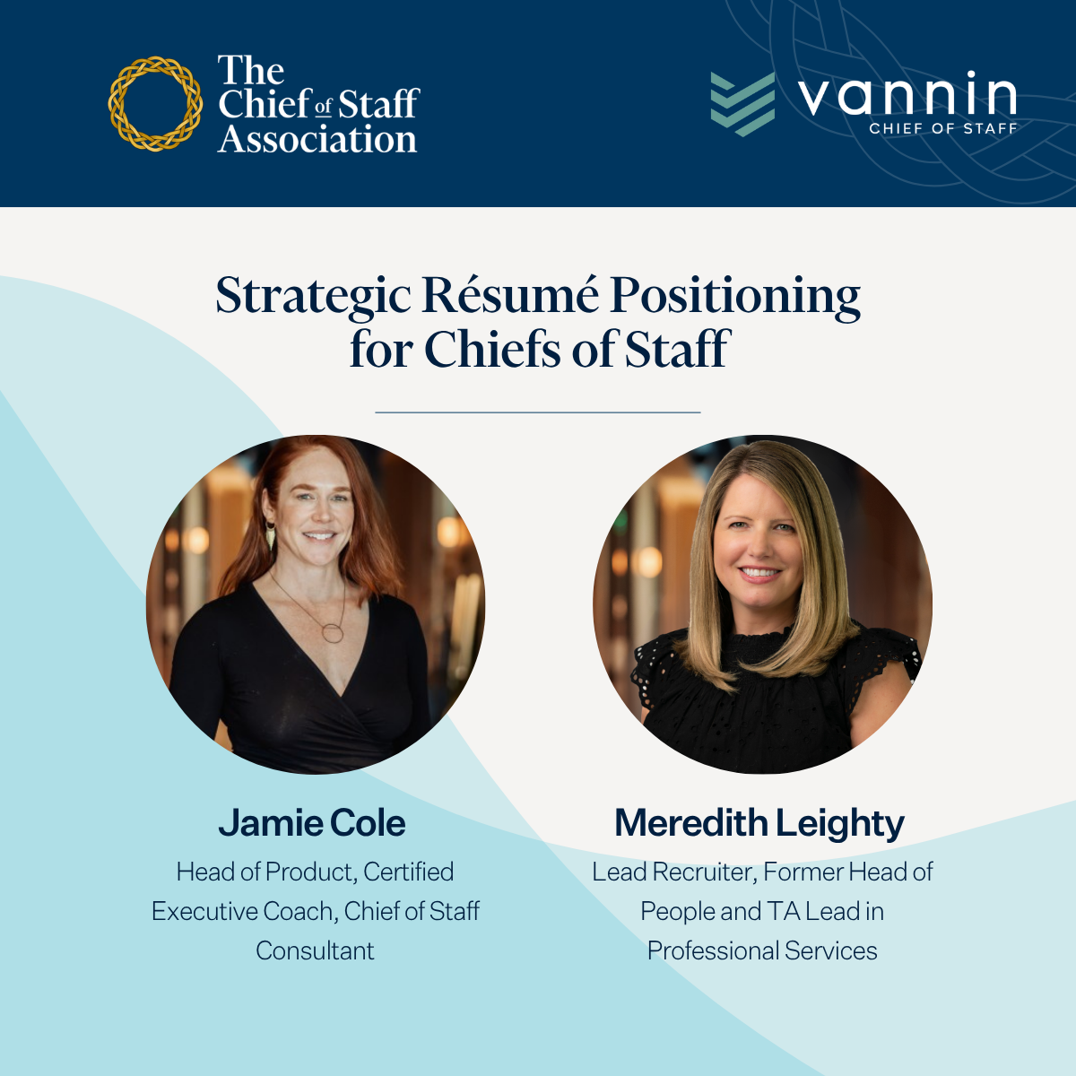 Chief of Staff Success Series: Strategic Resume Positioning for Chiefs of Staff