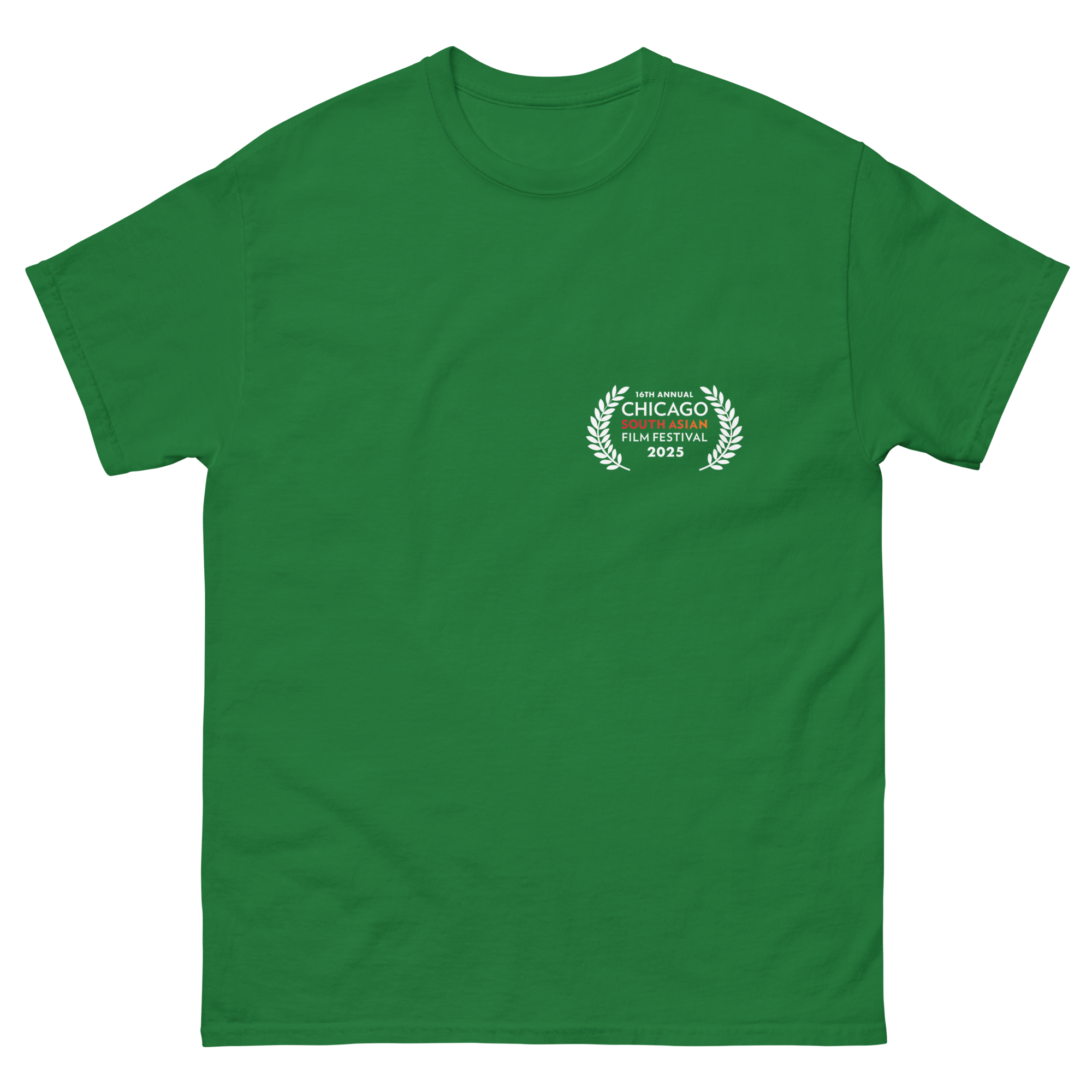 unisex-classic-tee-turf-green-front-68a27c8cef2f2.png