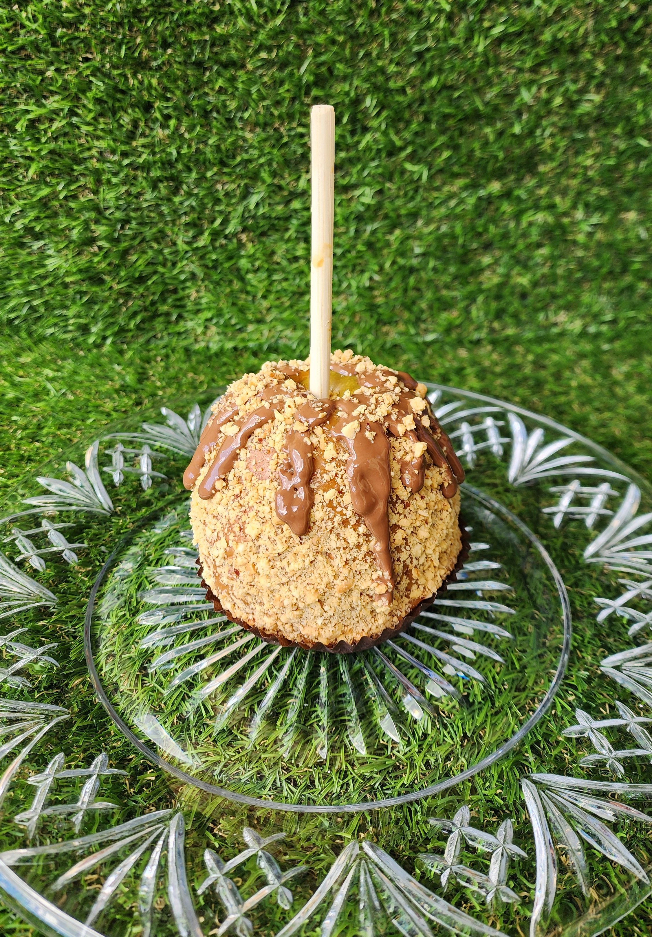 Peanut Chocolate Caramel Apple