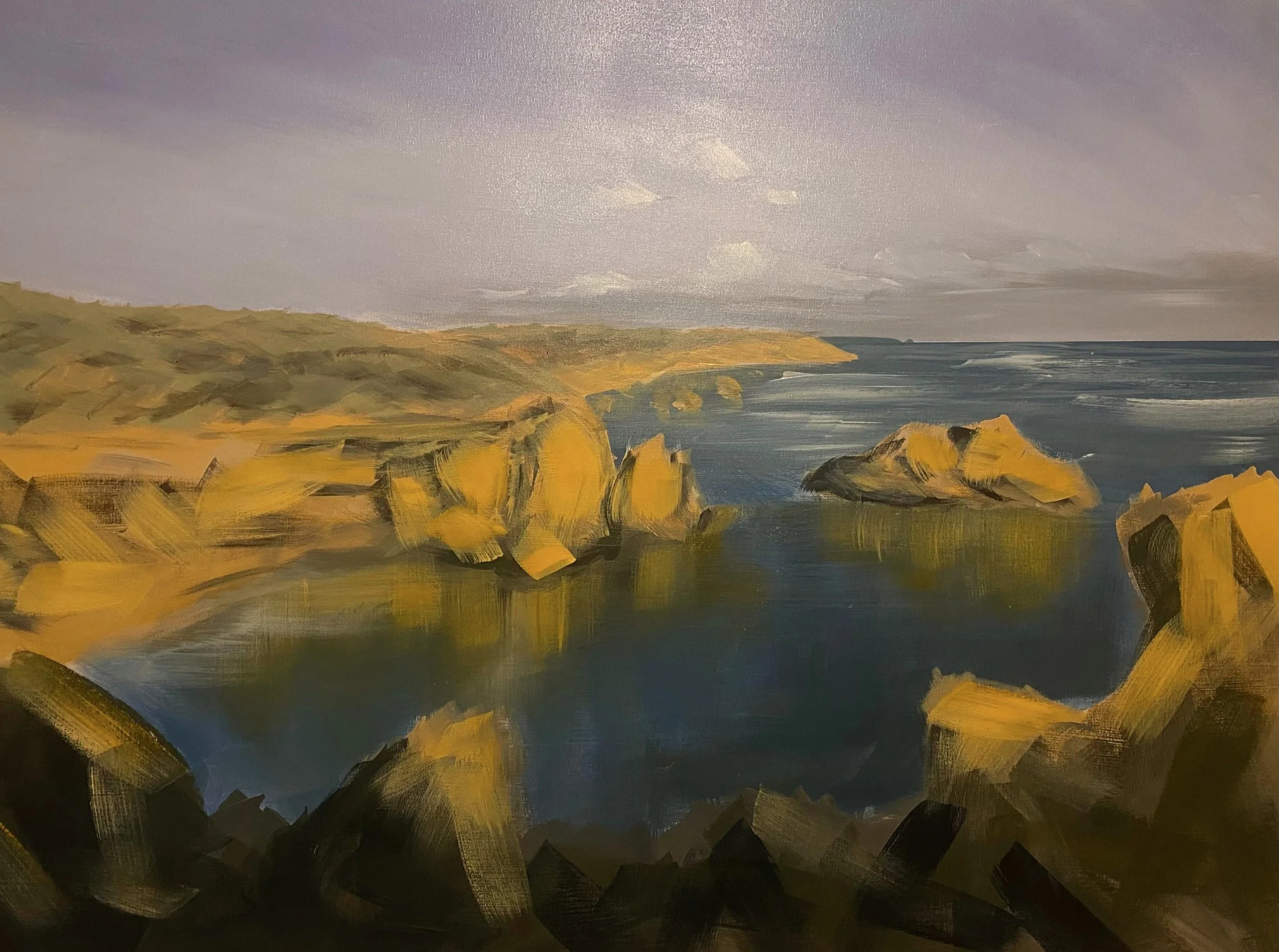 GOLDEN LIGHT AT SPRAY POINT