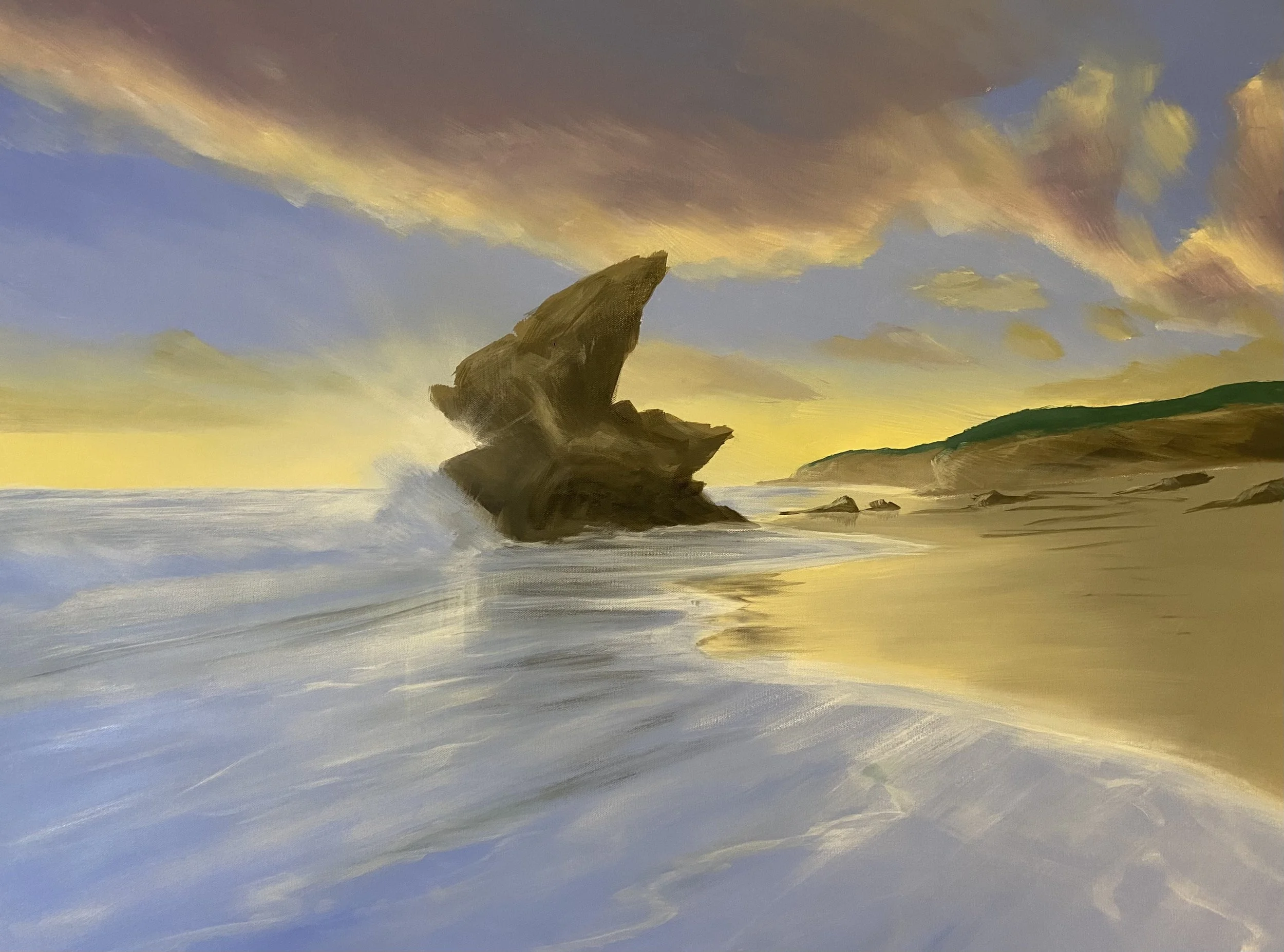 SUNSET AT LIZARD HEAD ROCK