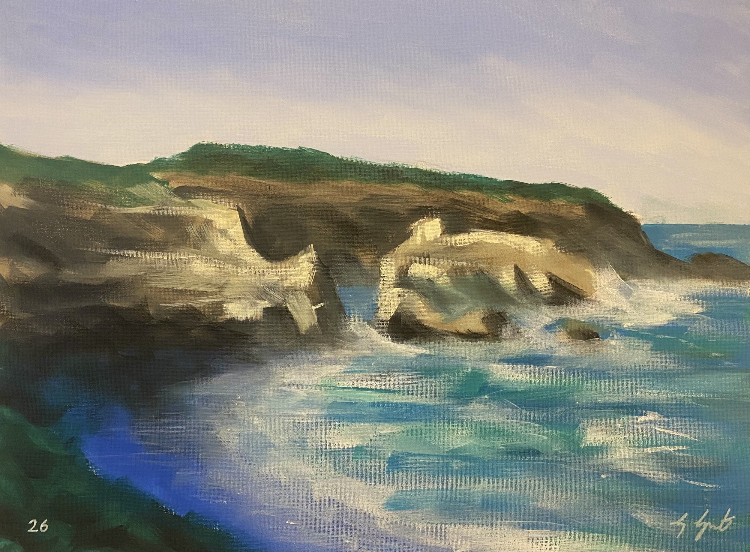 COASTAL CLIFFS NEAR TASMAN DRIVE