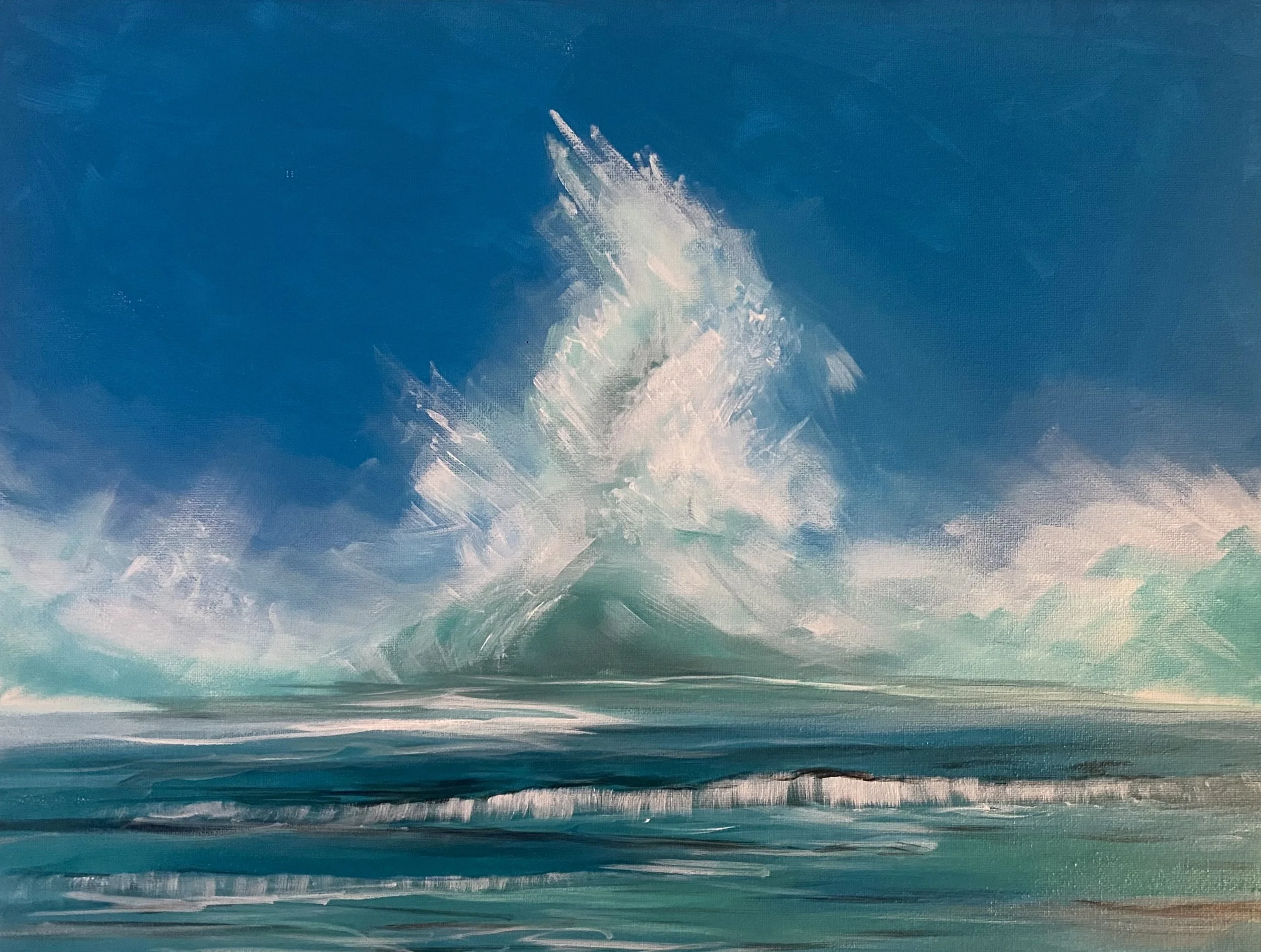 CRASHING WAVES AT GUNNAMATTA