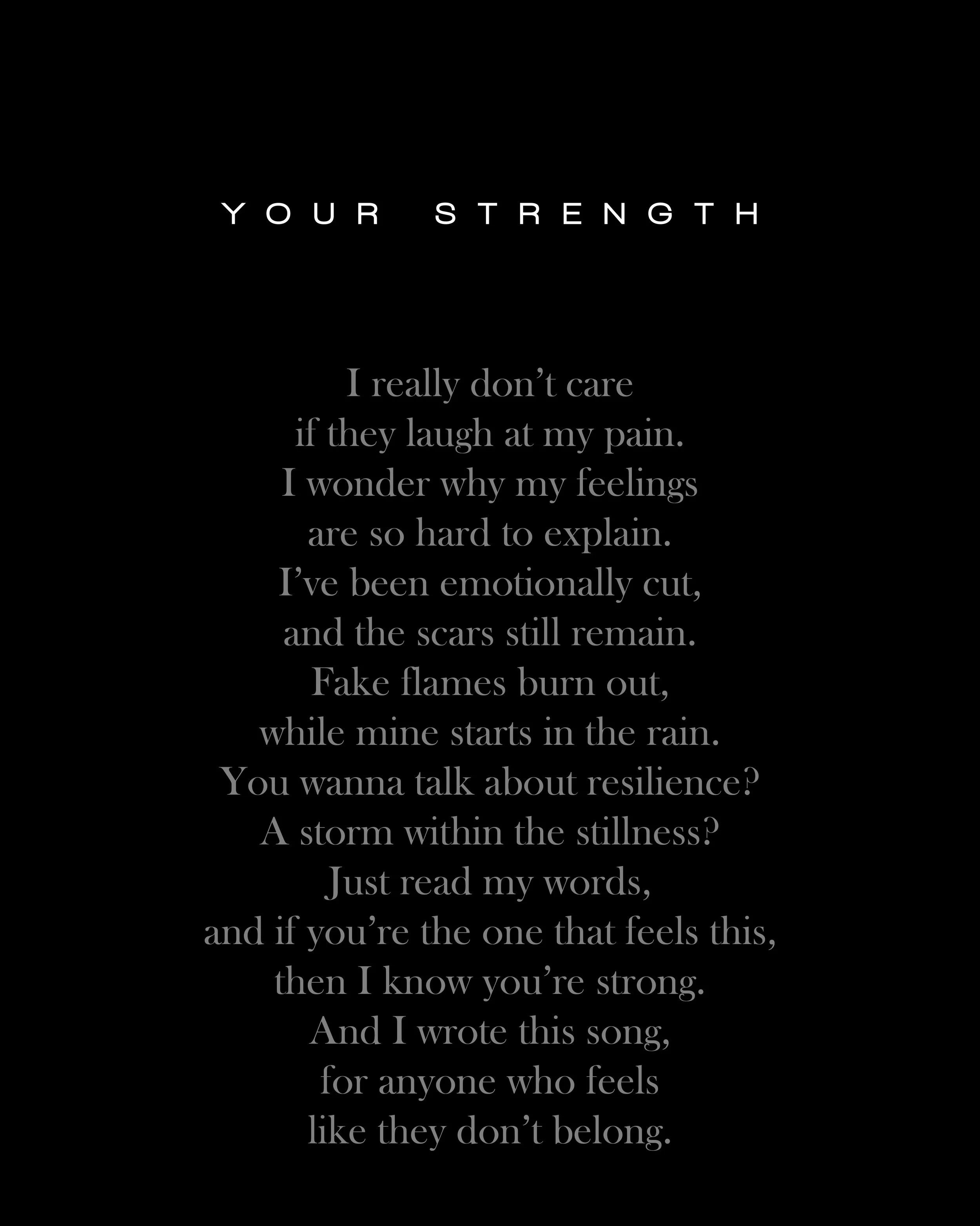 your strength poetry.jpg