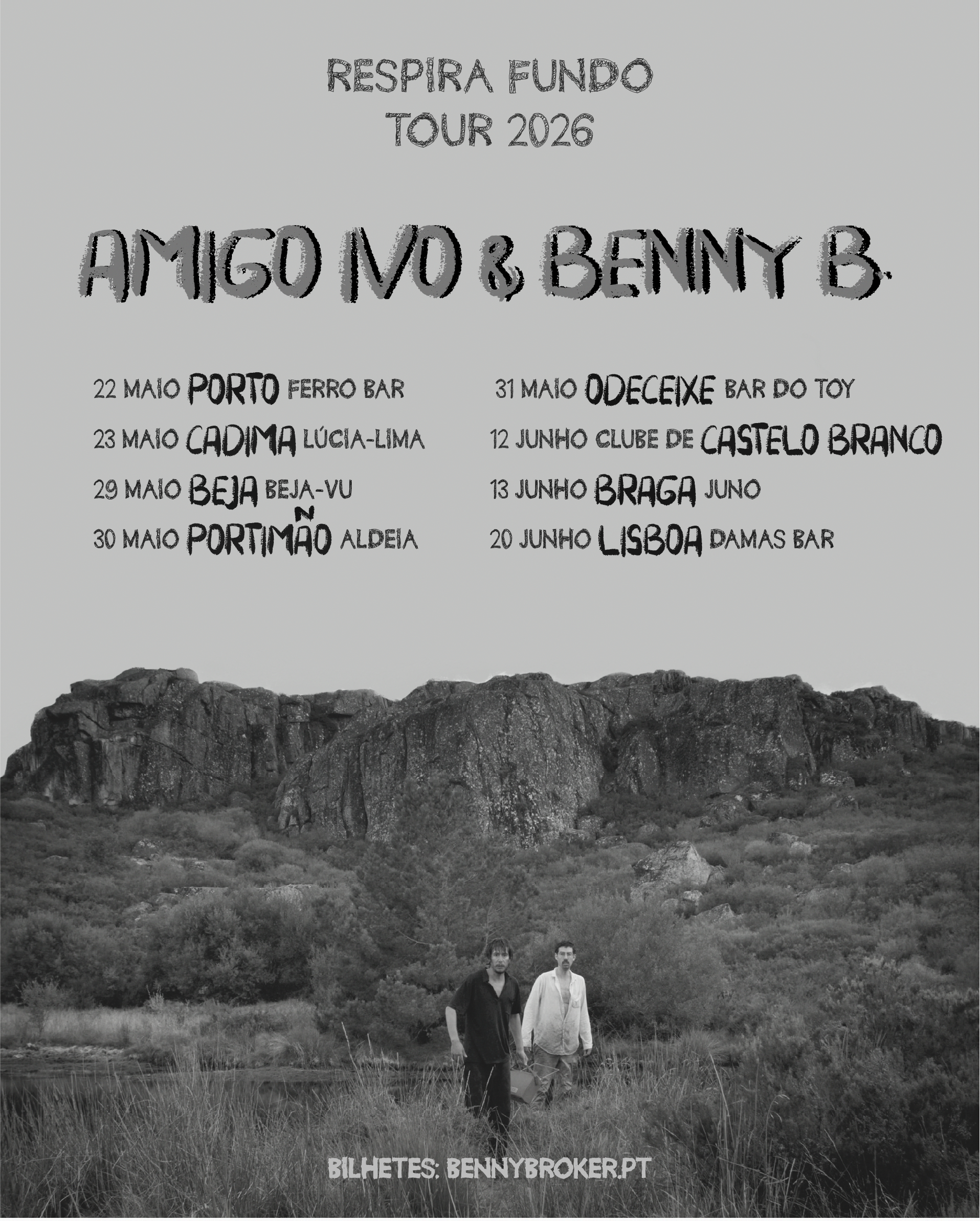 AMIGO IVO & BENNY B. - RESPIRA FUNDO TOUR 2026