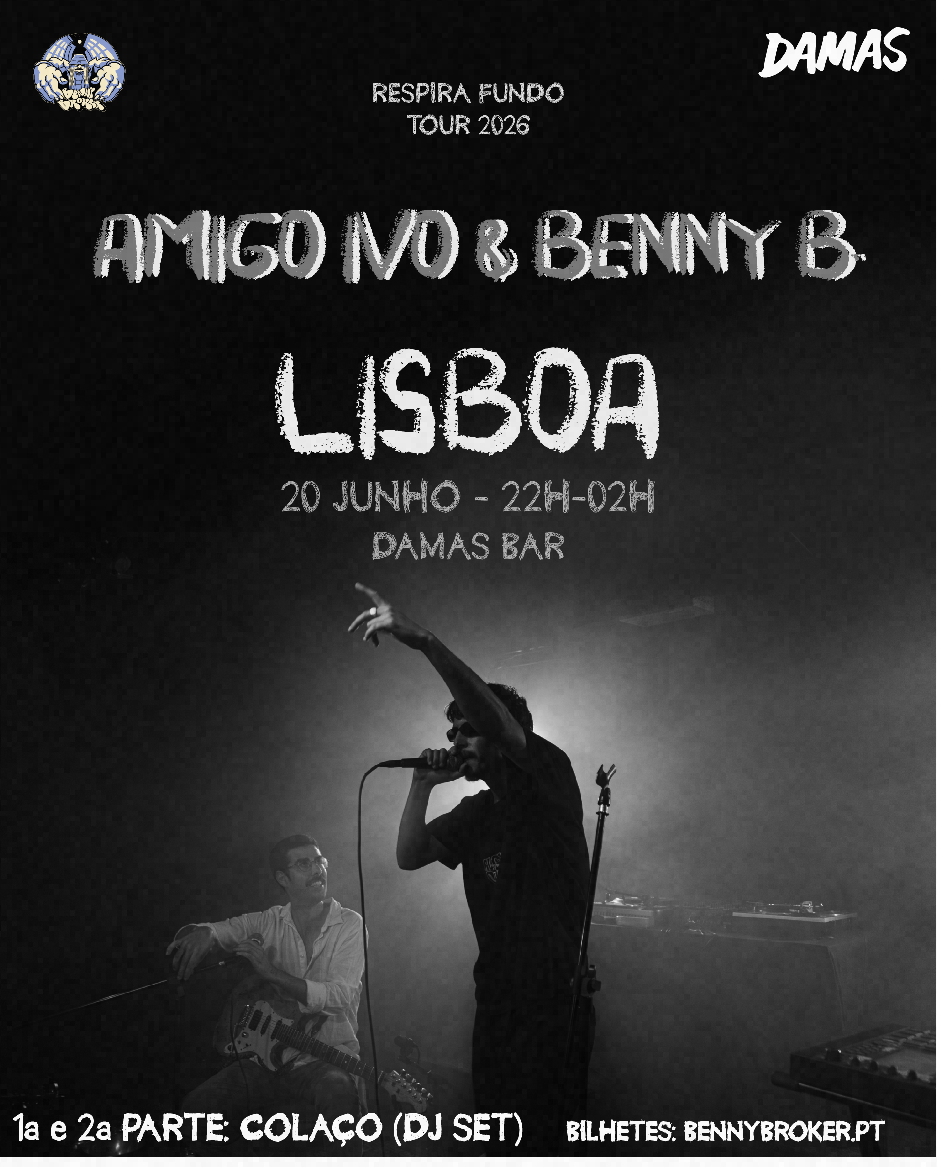AMIGO IVO & BENNY B. - RESPIRA FUNDO TOUR 2026