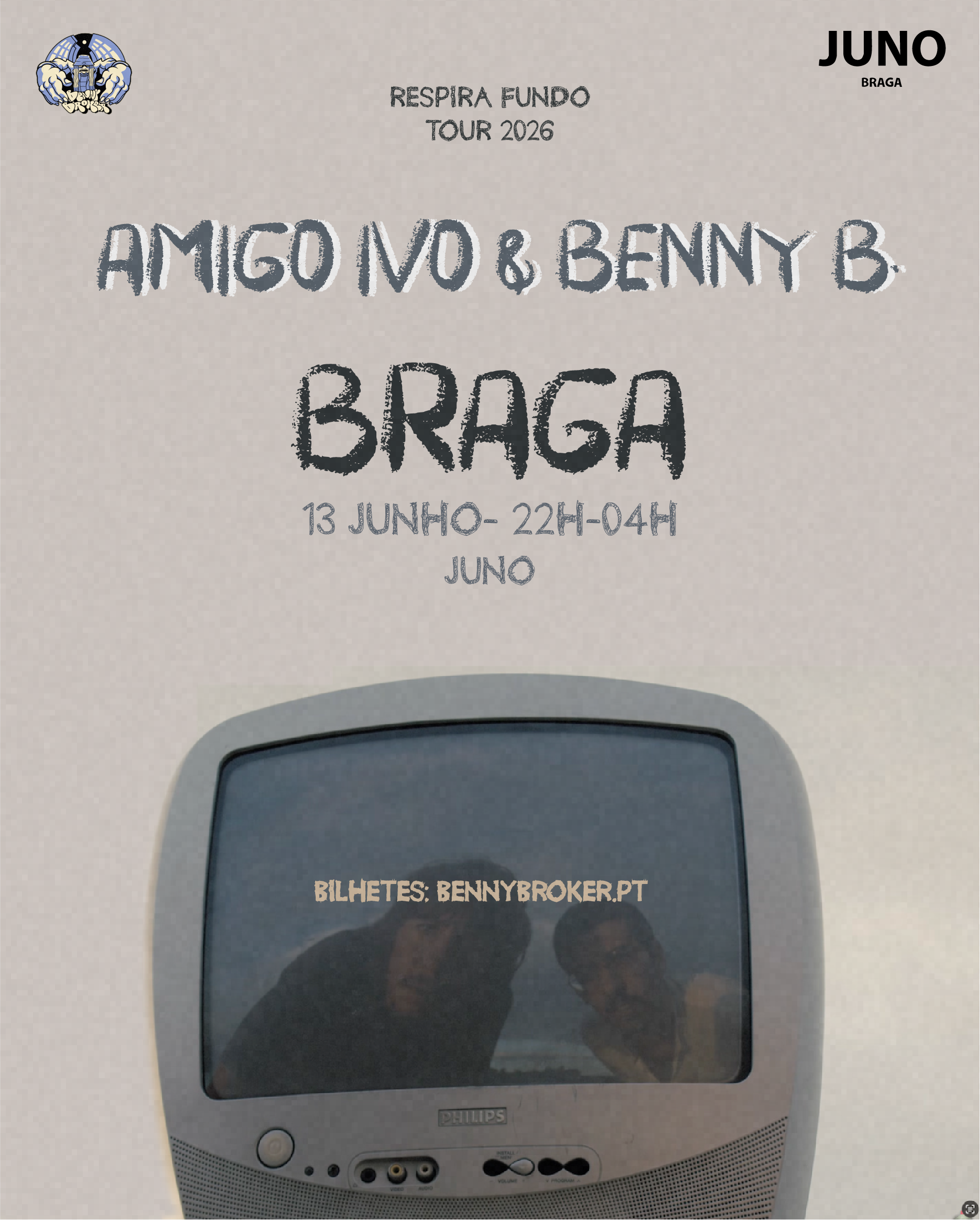 AMIGO IVO & BENNY B. - RESPIRA FUNDO TOUR 2026