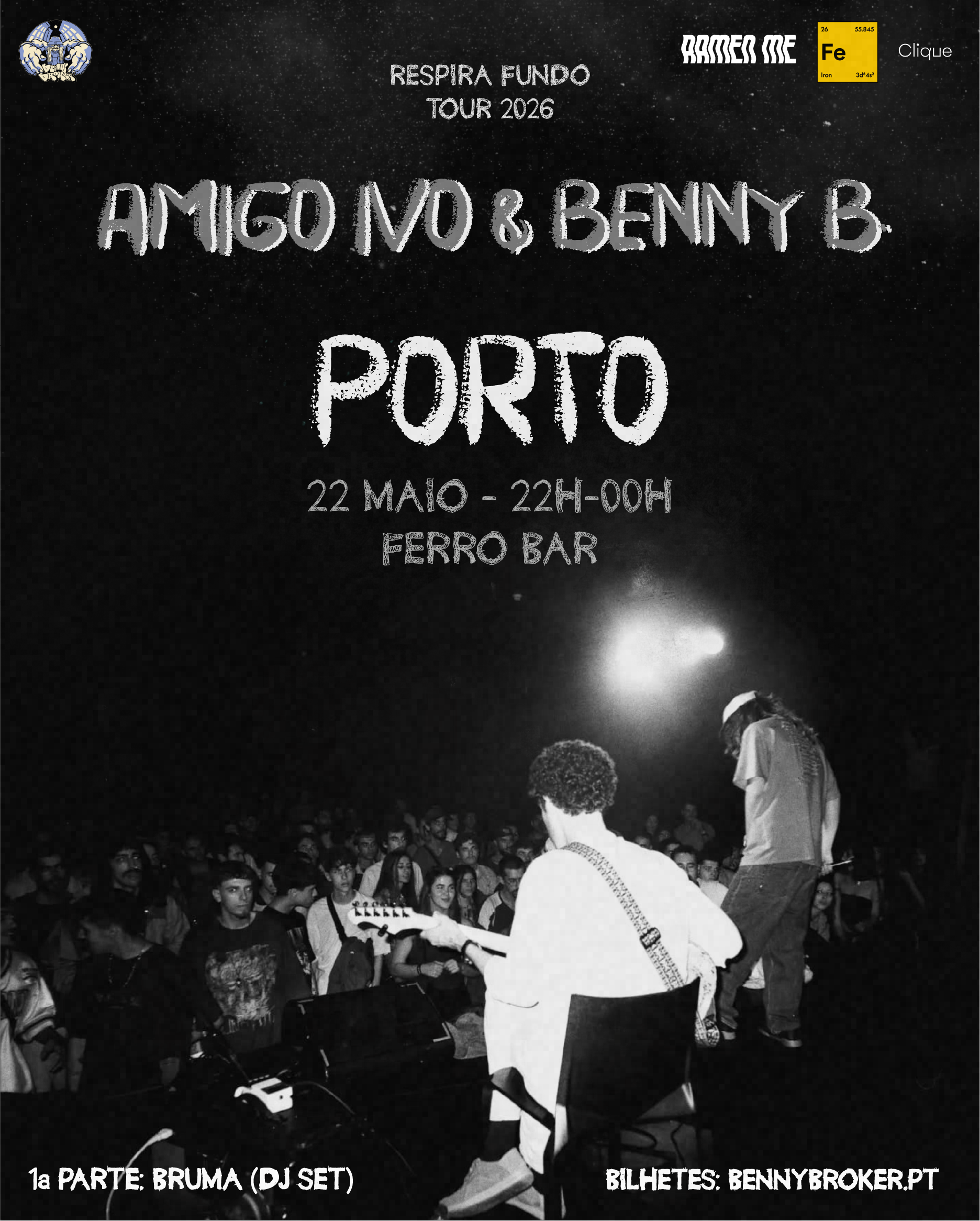 AMIGO IVO & BENNY B. - RESPIRA FUNDO TOUR 2026