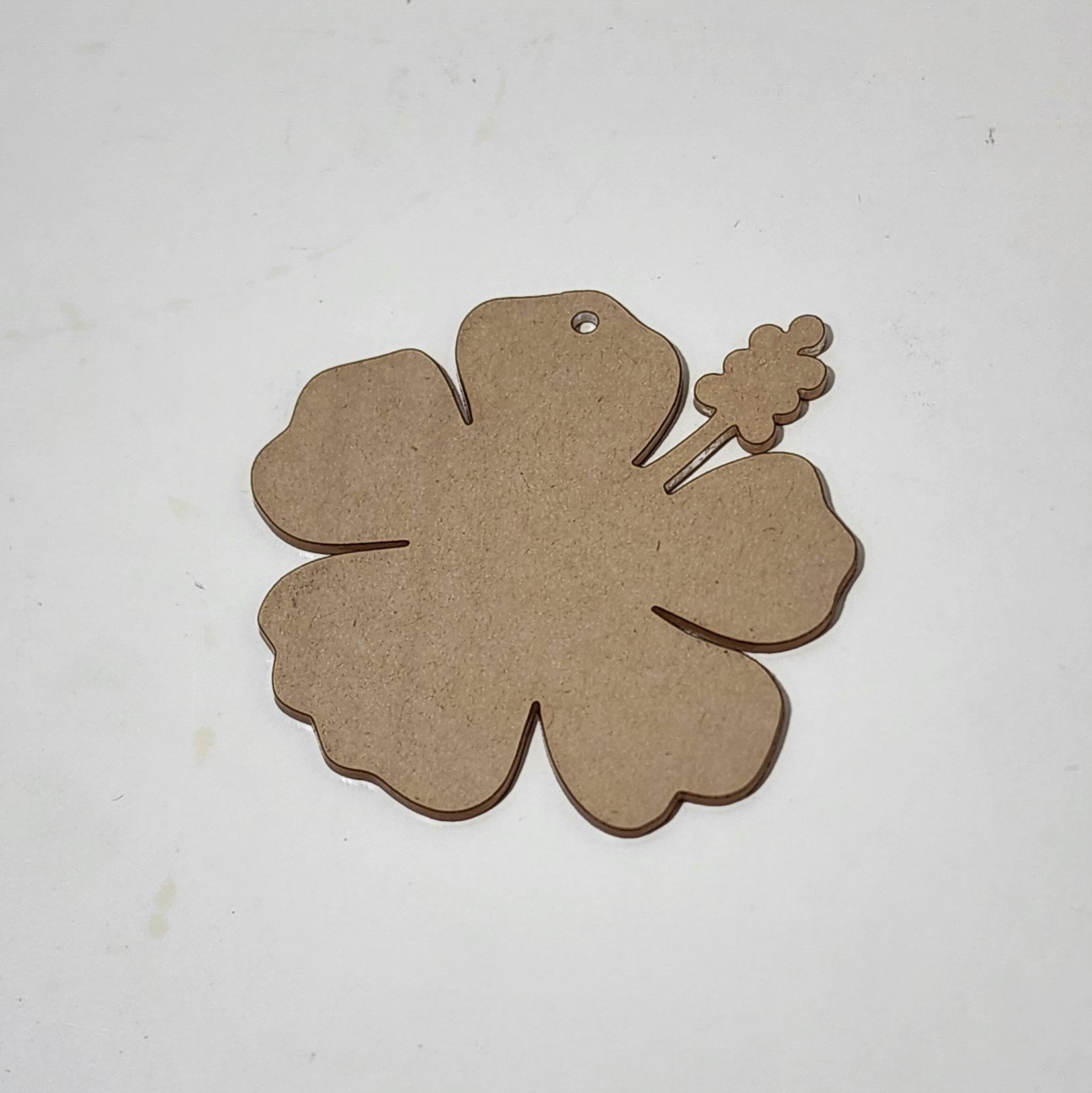 Acrylic Keychain Hibiscus Blank