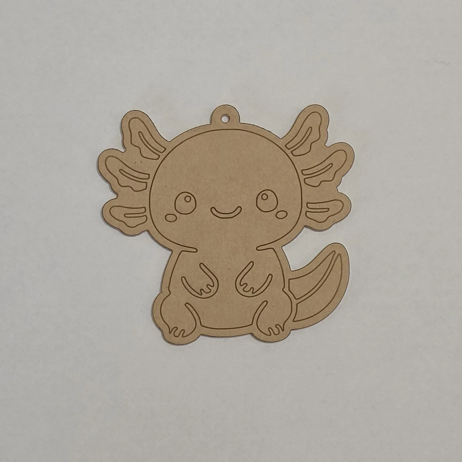 Acrylic Keychain Axolotl Blank