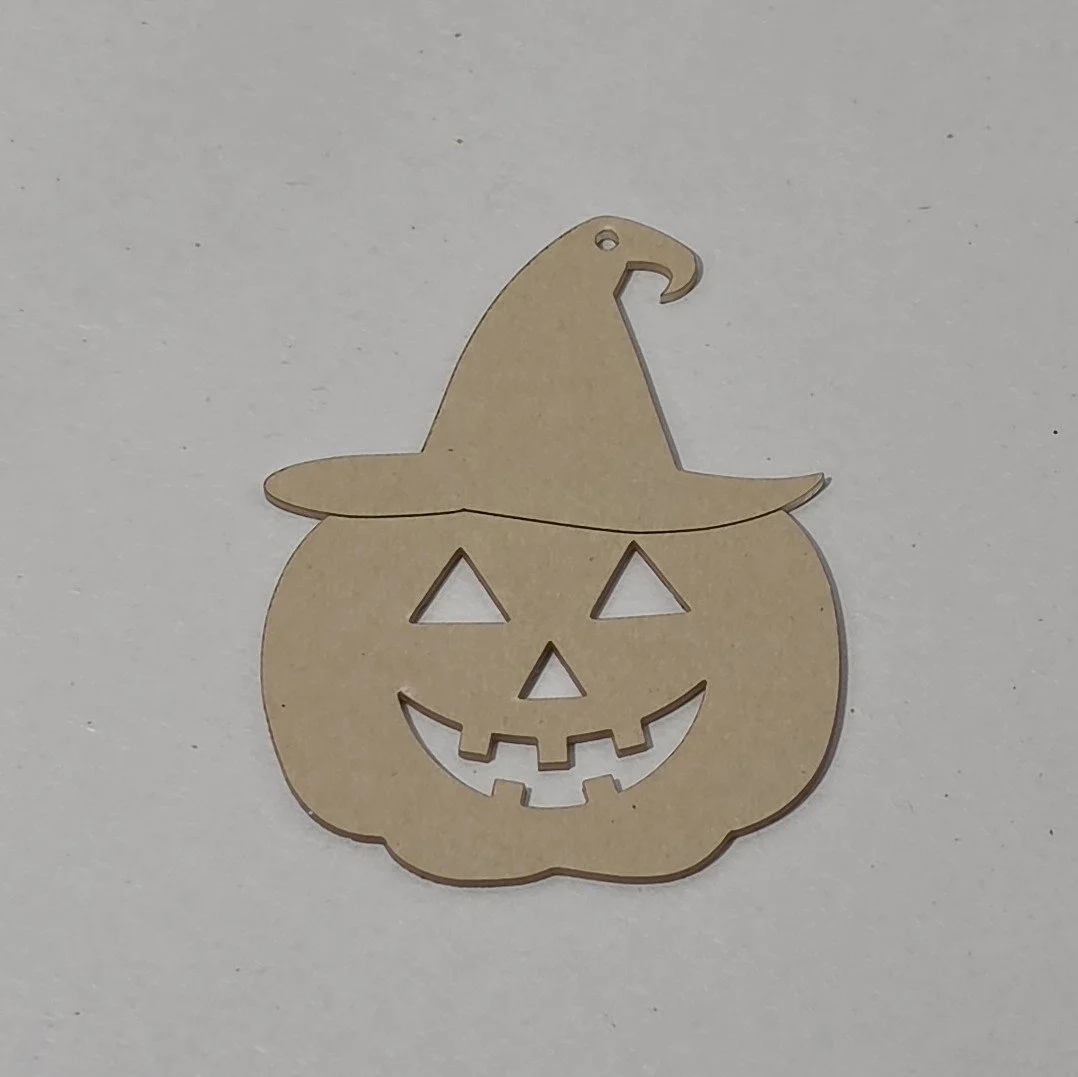 Acrylic Keychain Happy Jack with Hat Blank