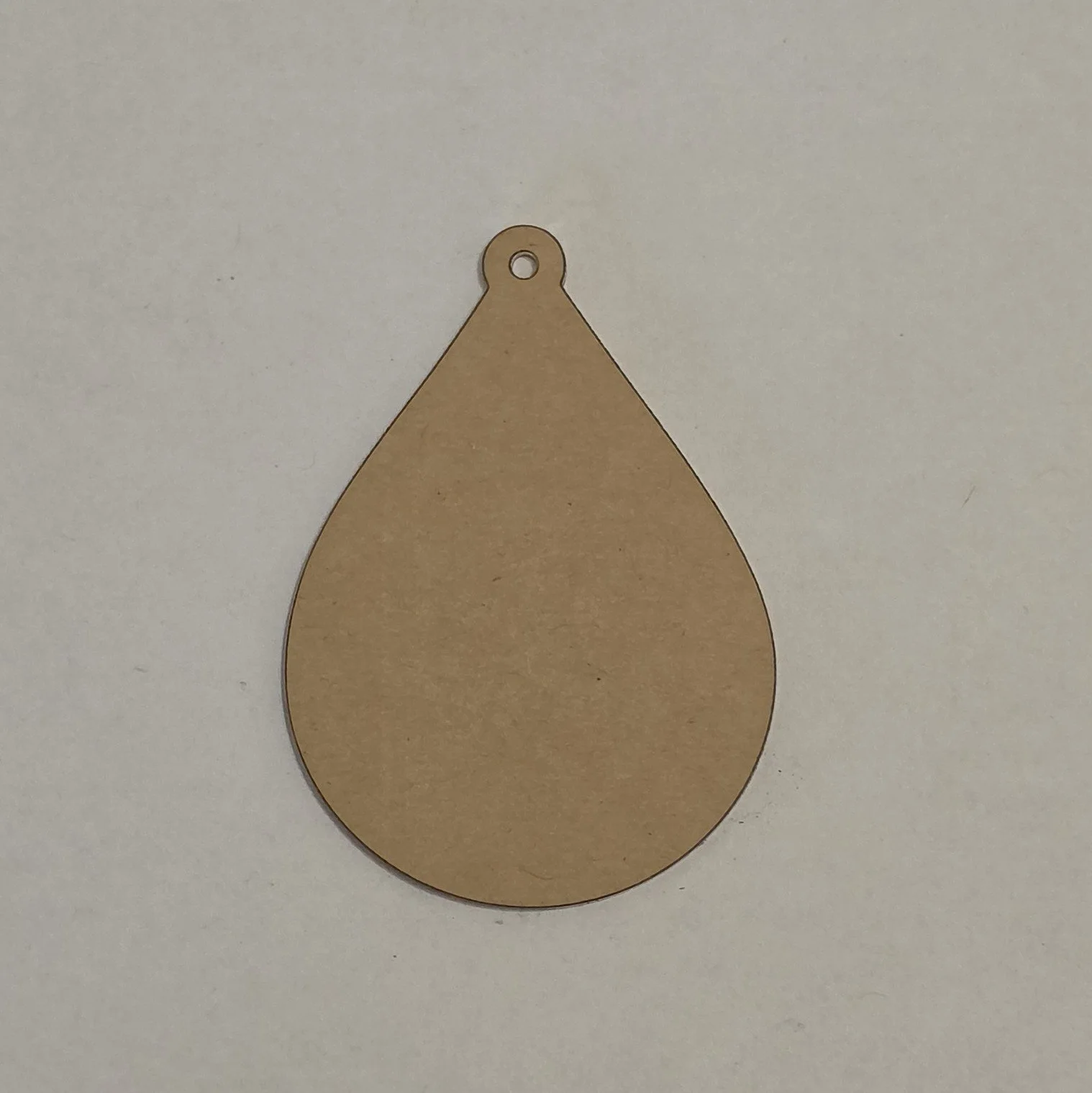 Acrylic Keychain Tear Drop Blank