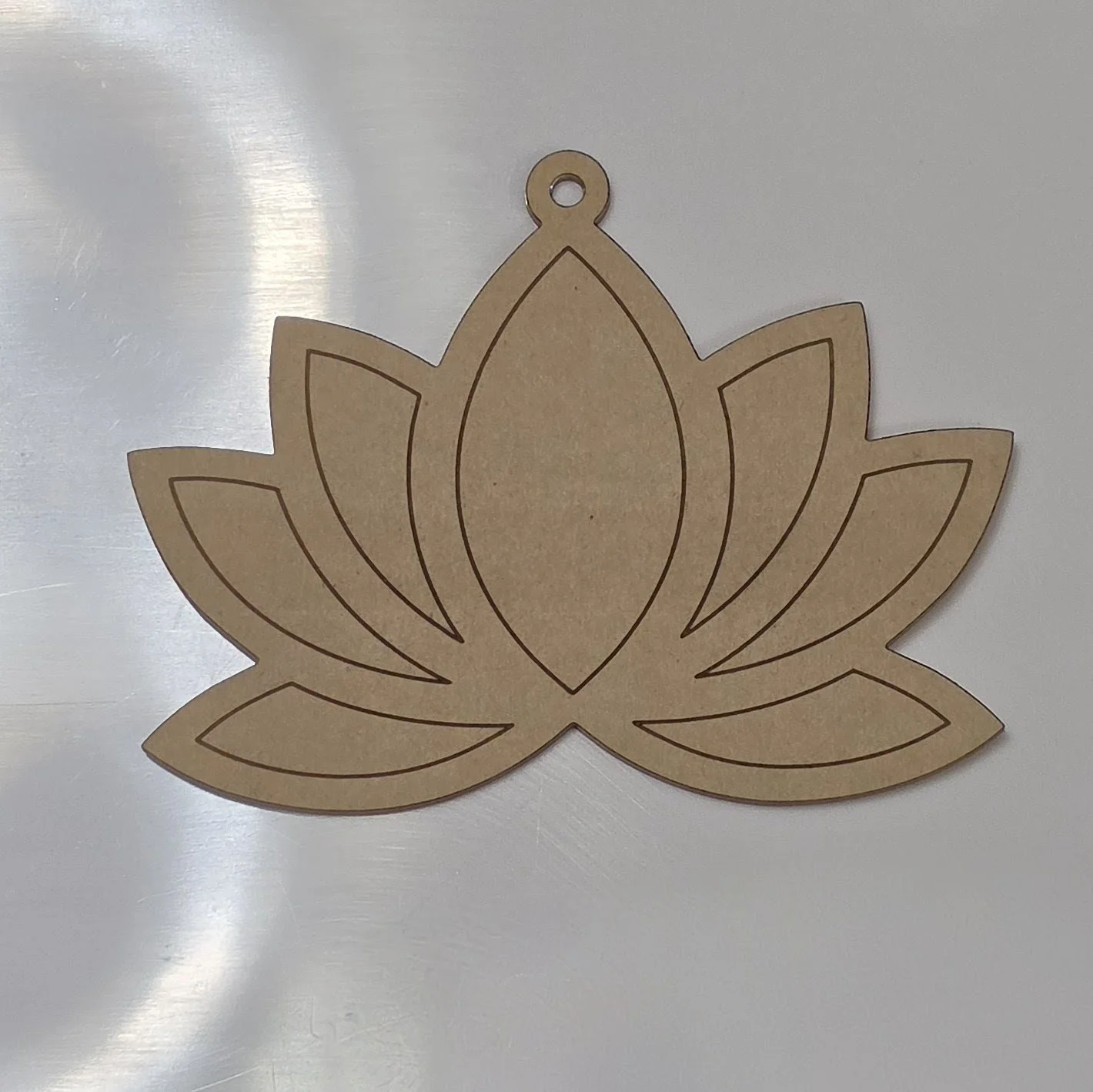 Acrylic Keychain Lotus Flower