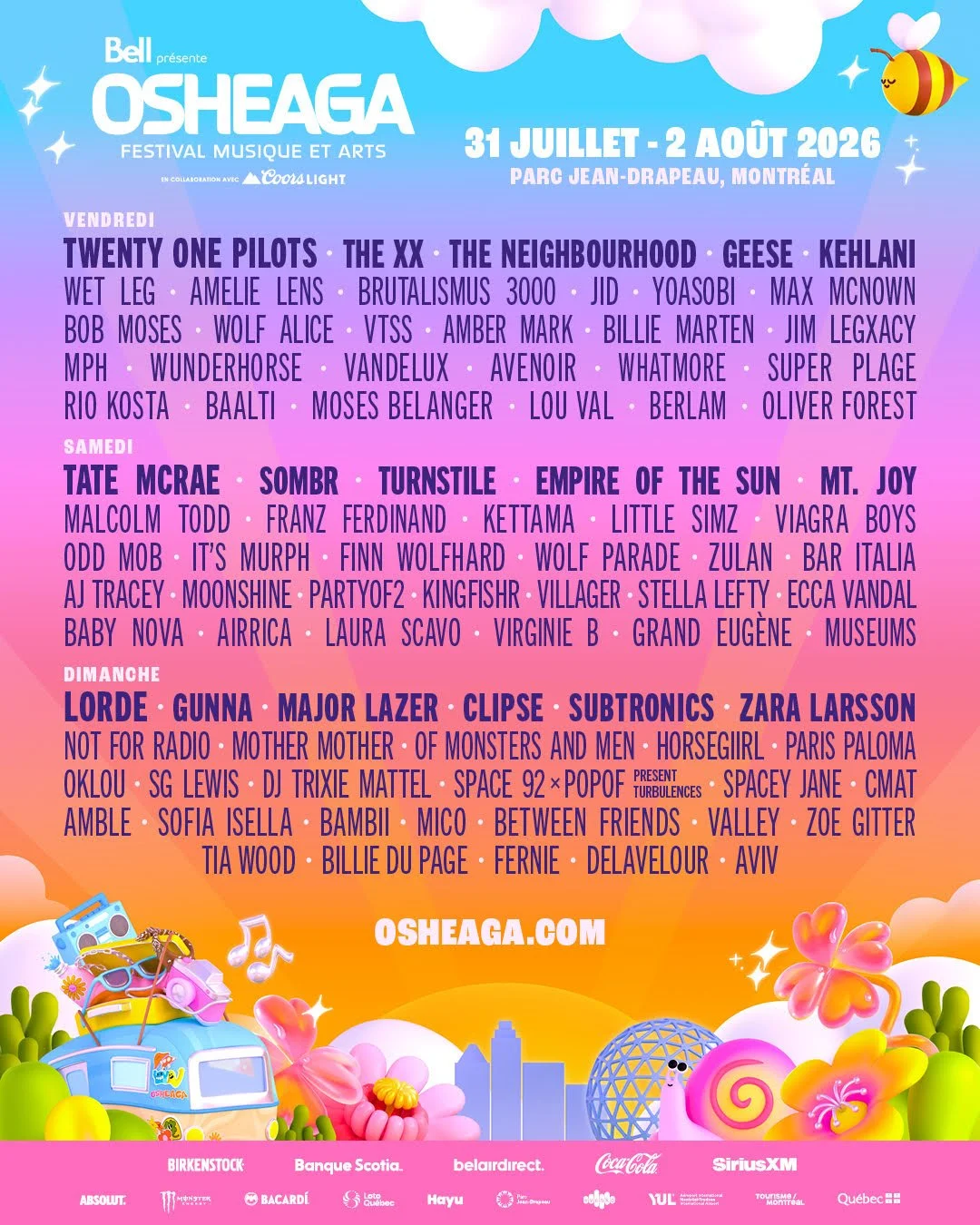 Osheaga 2026: Artists You Can’t Miss