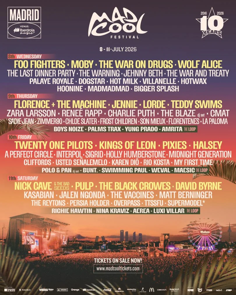 Madcool Festival 2026: Artists You Can’t Miss