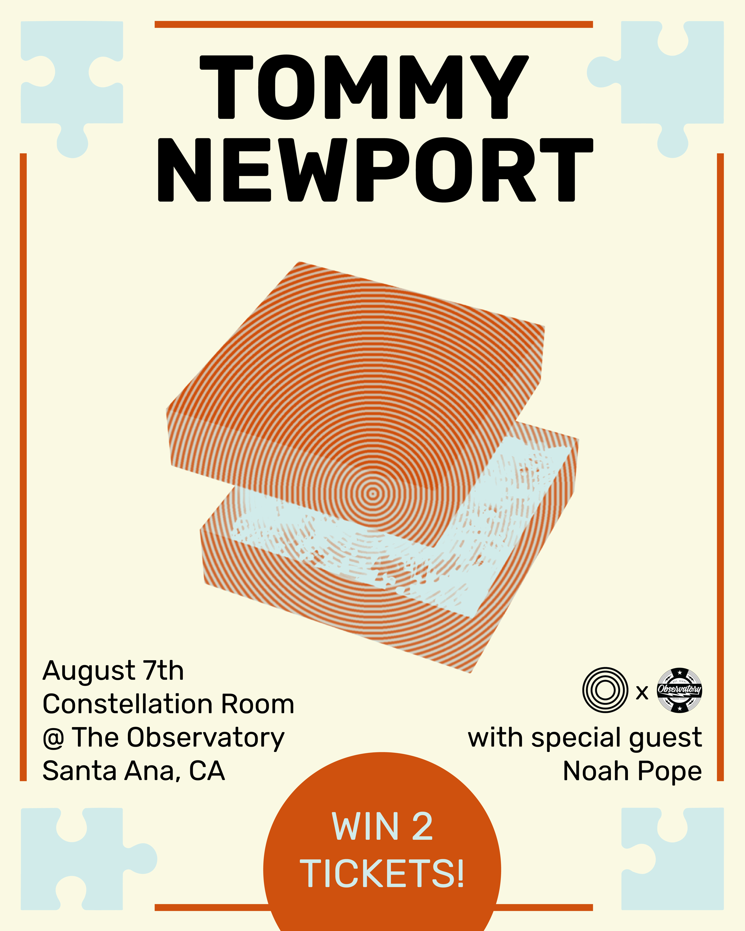 See Tommy Newport “face to face” in Santa Ana