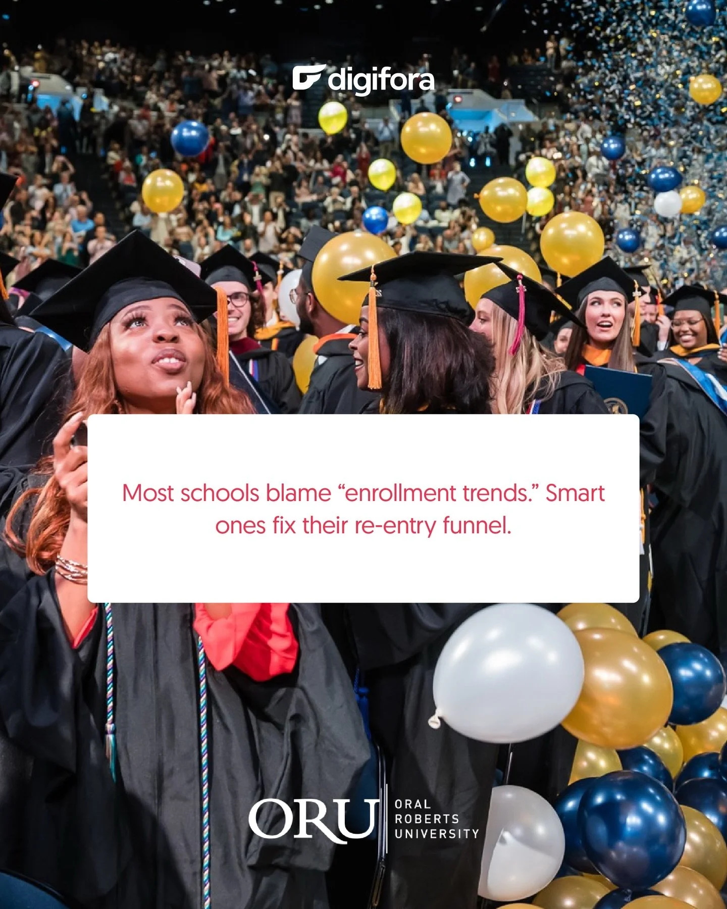Thousands of students start the journey toward a degree.
Very few institutions build a strategy to bring them back.
This campaign focused on re-engaging former prospects with high-intent targeting and completion-focused messaging.
The result: 89 qual