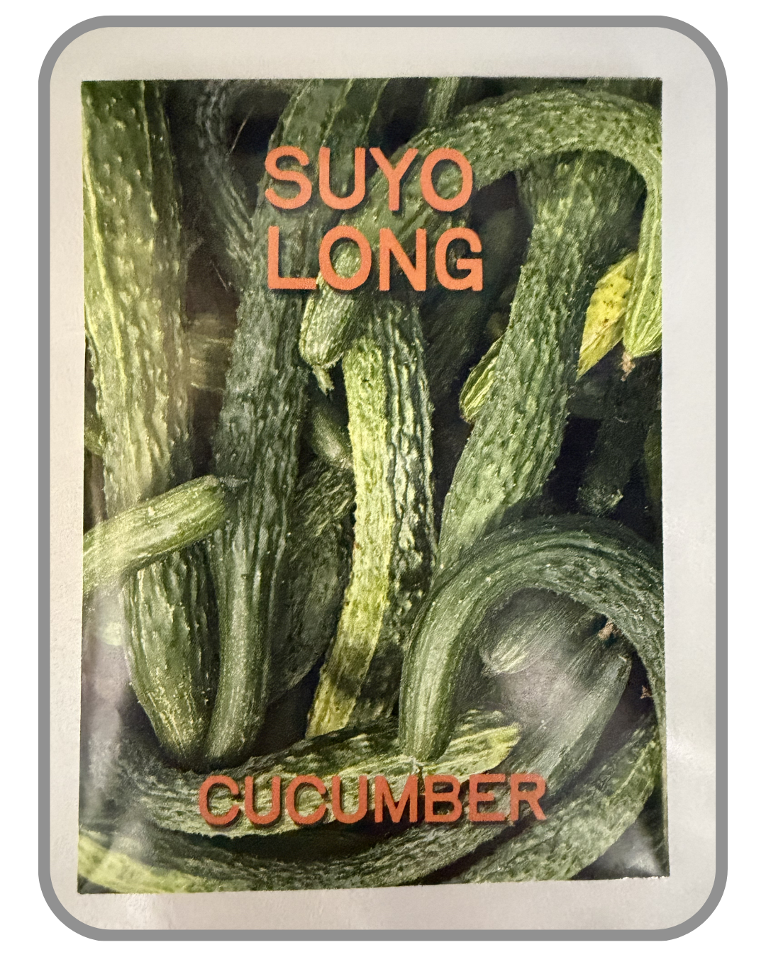 A collection of twelve heirloom seed packet images featuring vegetables grown by farmers and seed stewards in Western North Carolina. Each packet displays a close-up photograph of the crop variety and its name. The varieties include Blue Goose Southe