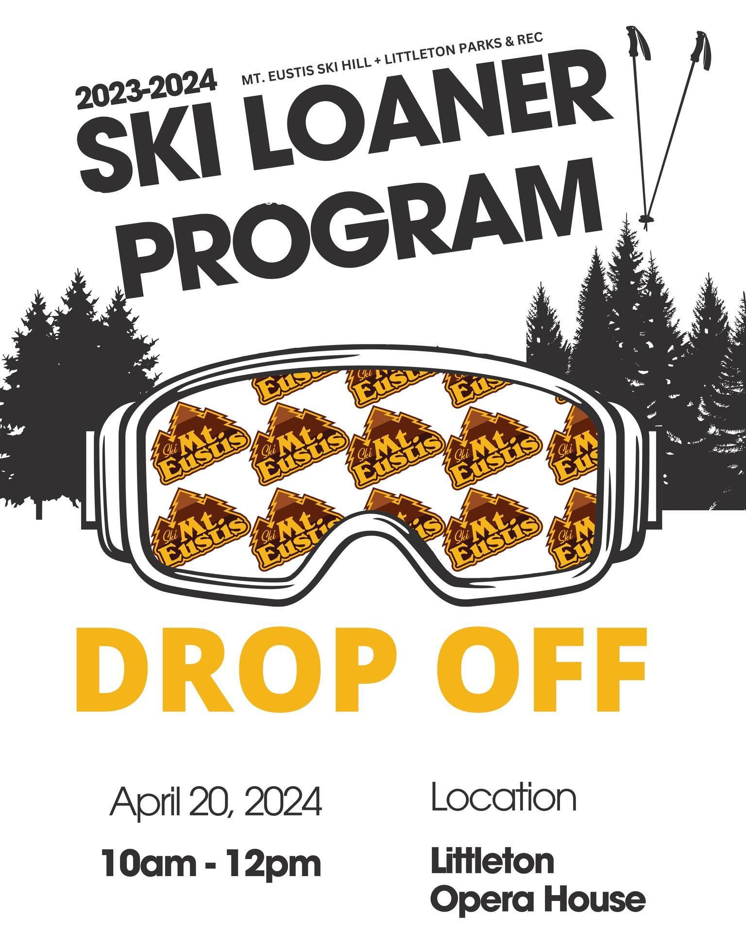 Ski Loaner Program Spring Drop Off!
April 20, 2024
10am - 12pm
Second floor of the Littleton Opera House
Dear coolest community, it saddens us to say that this ski and snowboard season has come to a close. We held out as long as we could so you co