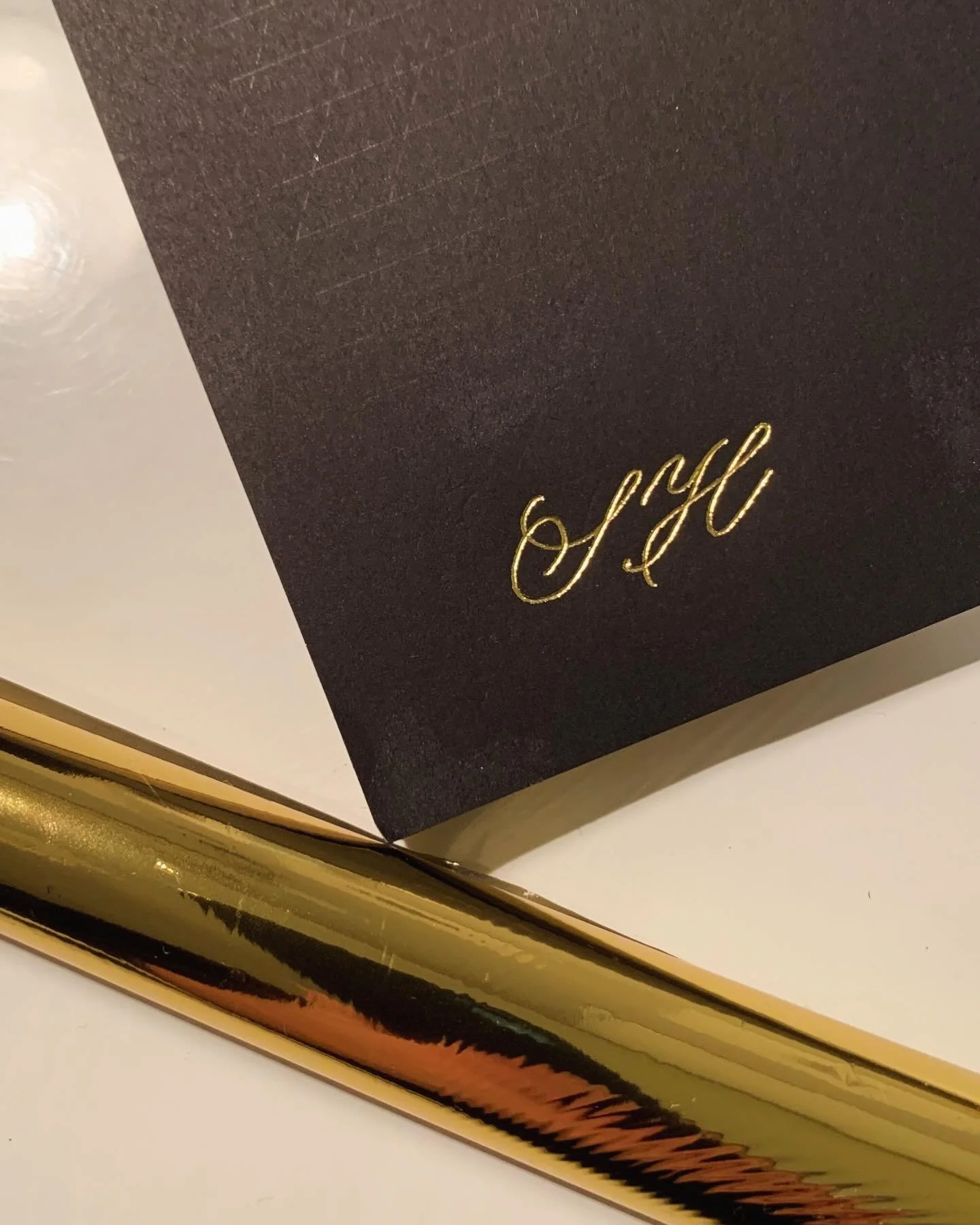 The elegance of hot gold foiling helping you make your mark at your next event ✨

Bookings via hello@studioheidi.com.au

STUDIO HEIDI 

Calligraphy | Engraving | Botanical Illustration 

Where creativity meets luxury 🖤

#corporatecalligraphy #corpor
