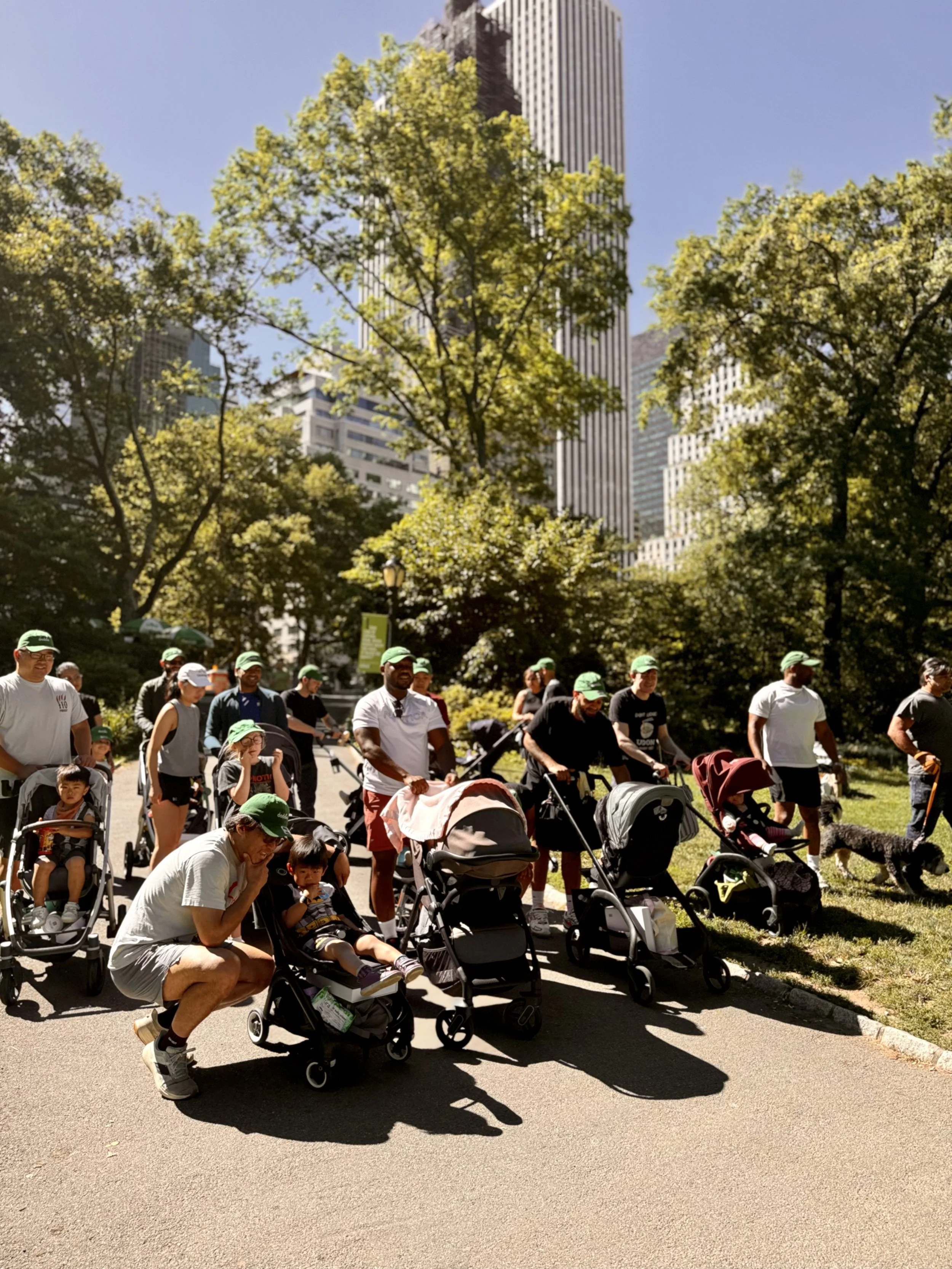 Rolling With Dads x Bobbie &amp; My Pura Father’s Day Stroller Run Club in Central Park