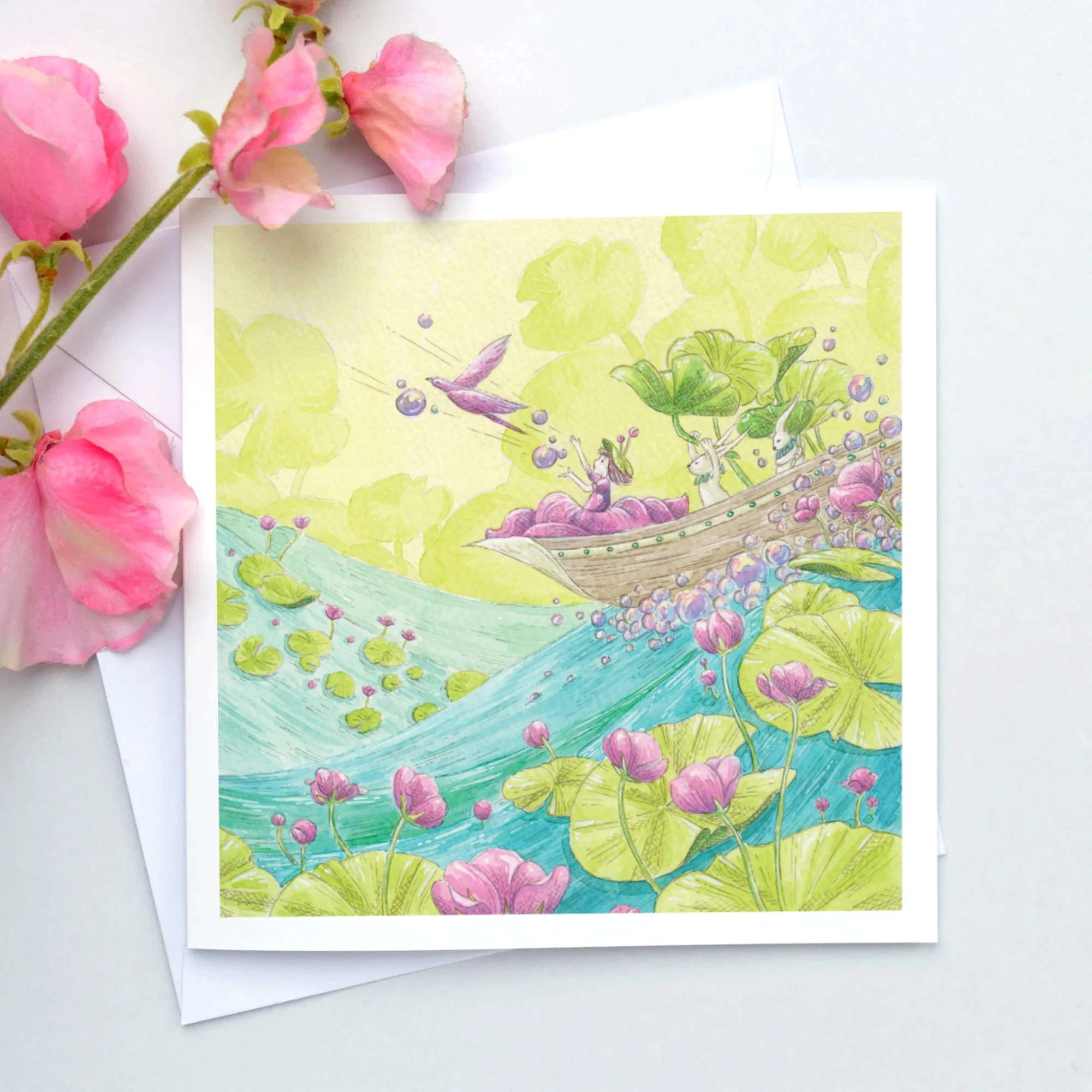 Water Lily Princess Gift Card
