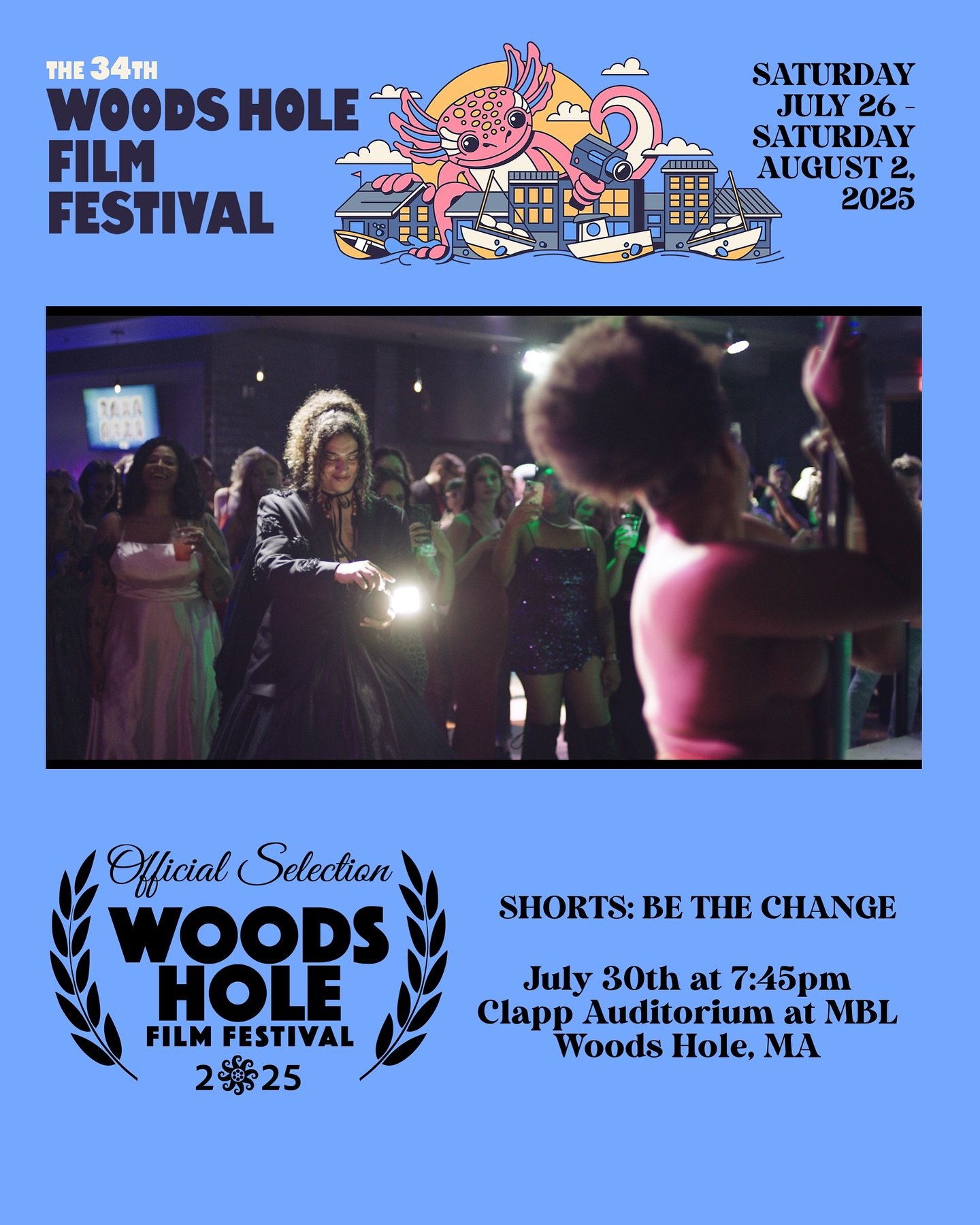 AMISH COUNTRY QUEER is coming to New England! 🎬 We’re thrilled to be part of this year’s lineup at Woods Hole Film Festival.
Our screening will be part of the shorts program: BE THE CHANGE on July 30th at 7:45PM in the Clapp Auditorium