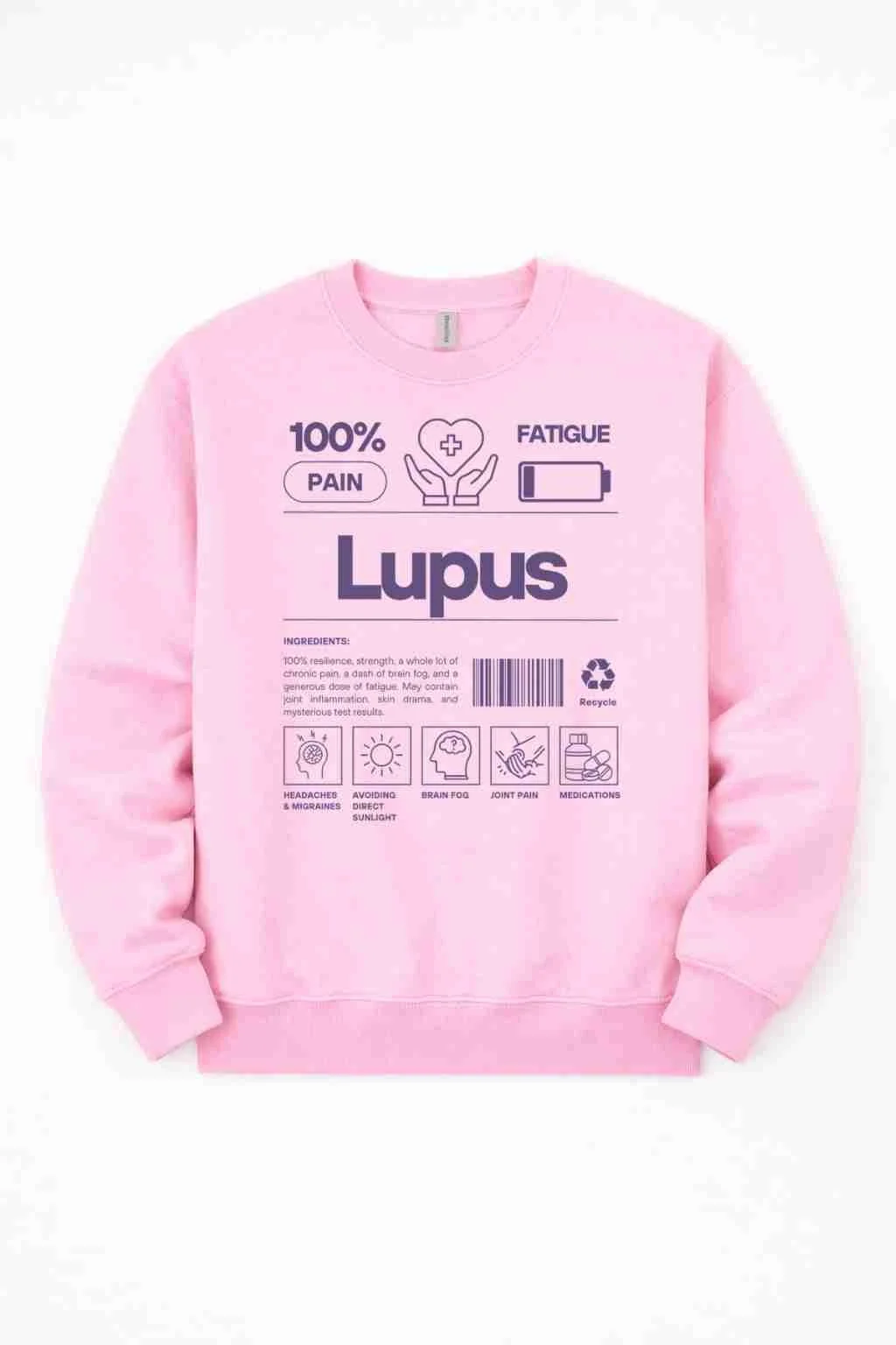 Modern Funny Human Being Label Typography 4 Sweater