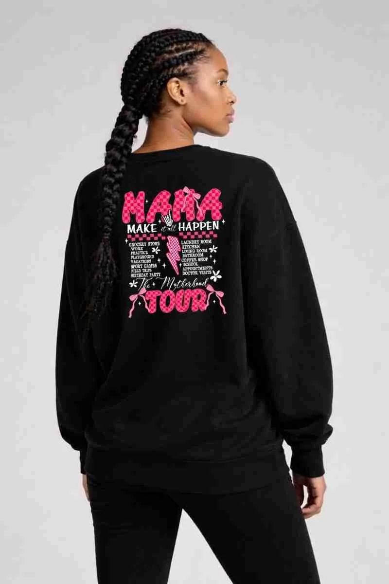 Mama Tour Sweater FRONT & BACK