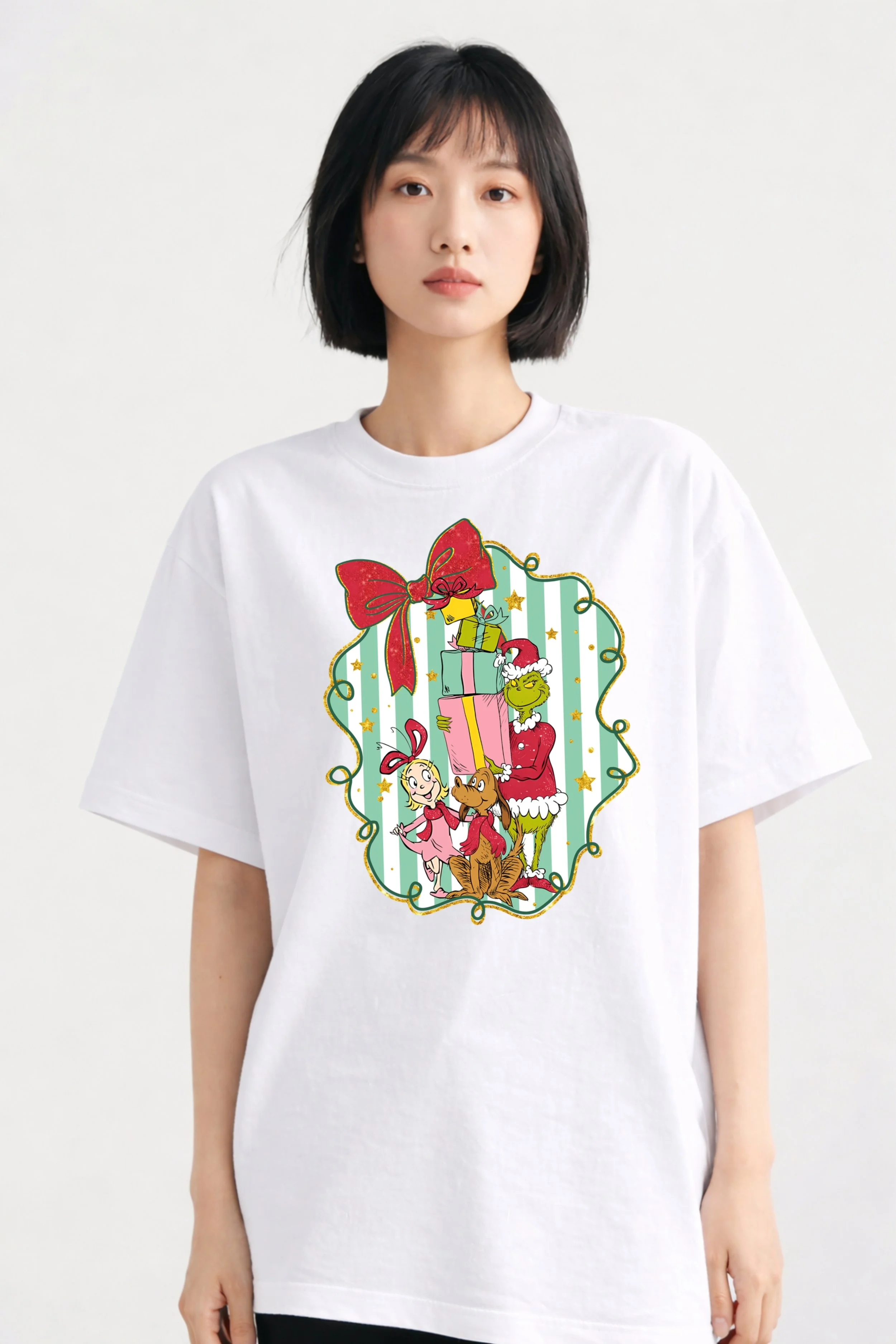 GrinchRetro Christmas Tshirt