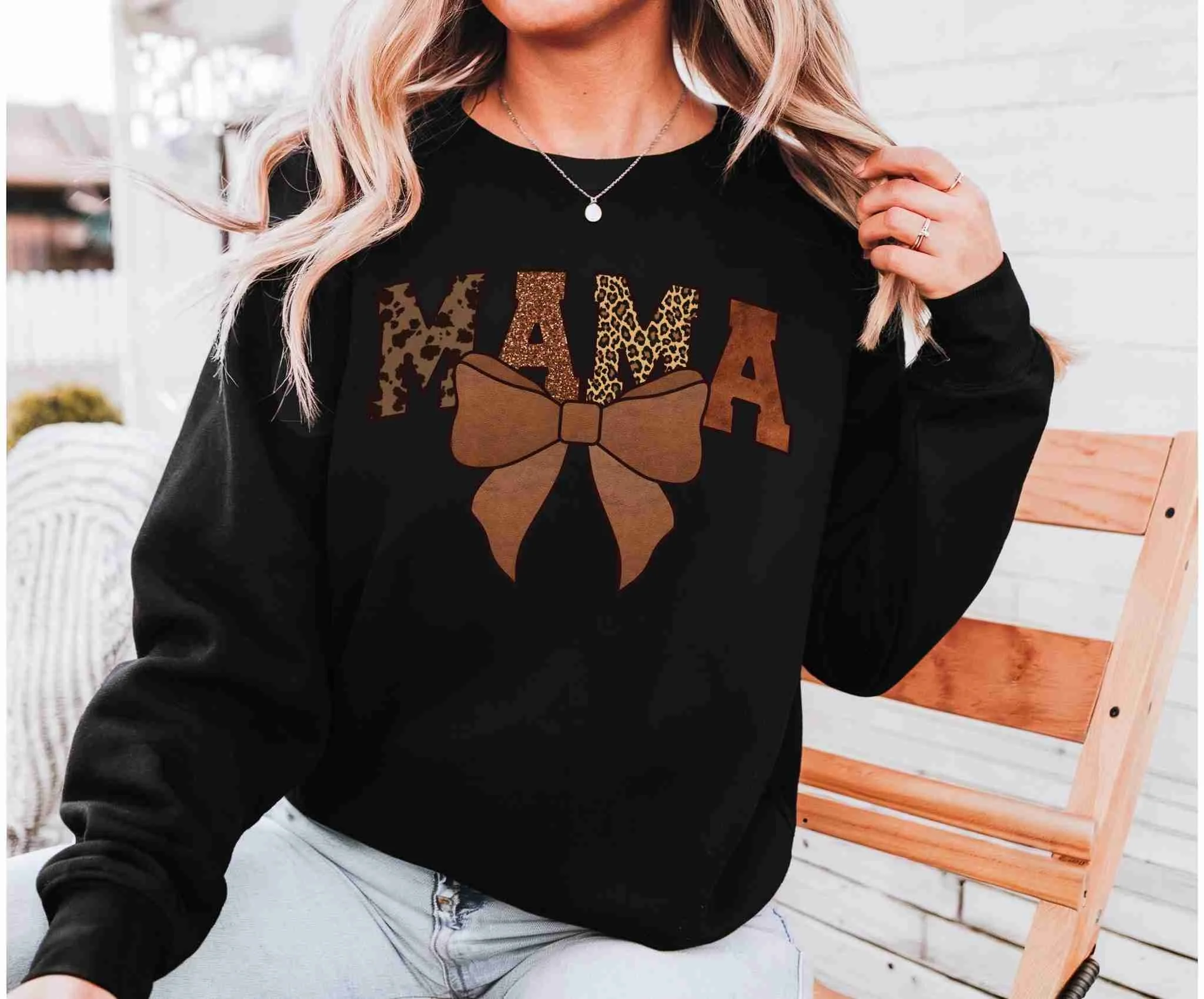 Leopard Glitter Leather Bow Mama PNG-Sweater.jpg.jpg