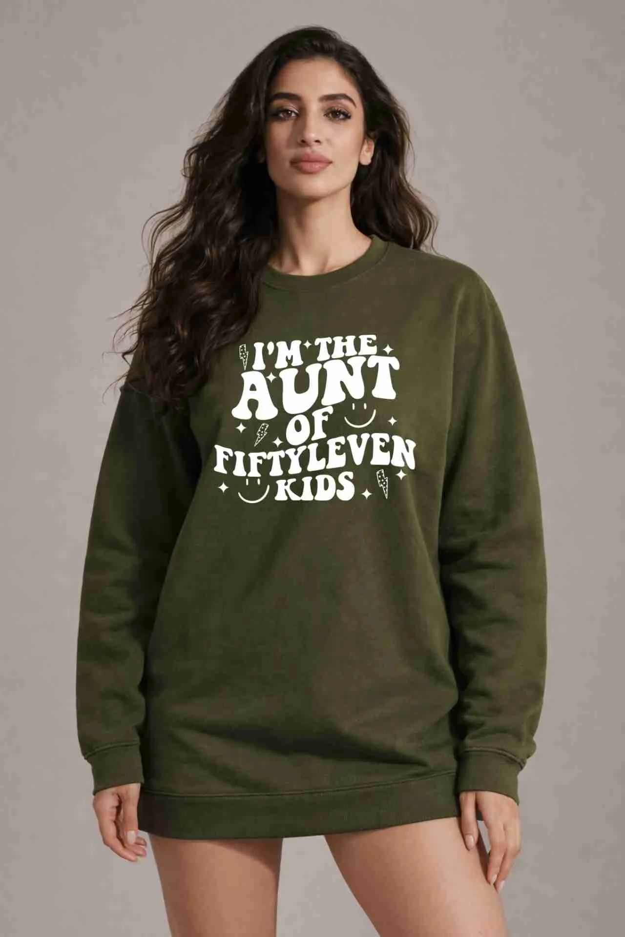 I'm The Aunt of Fiftyleven Kids Sweater