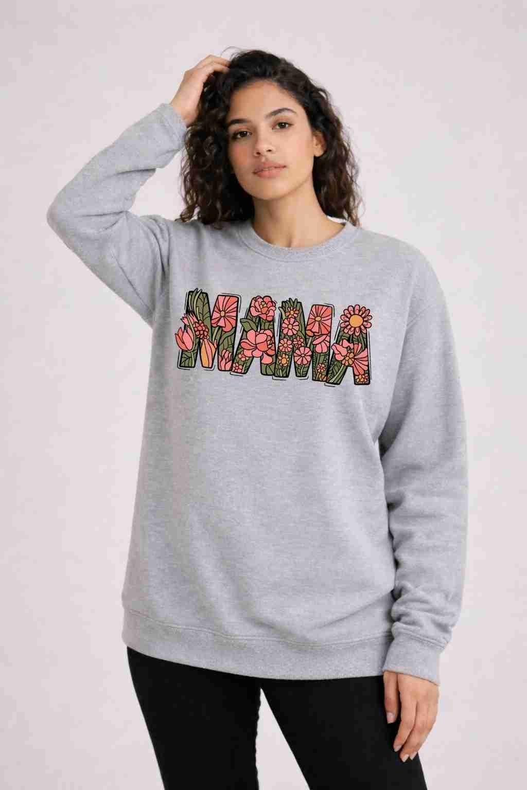 Mama Floral Sweater