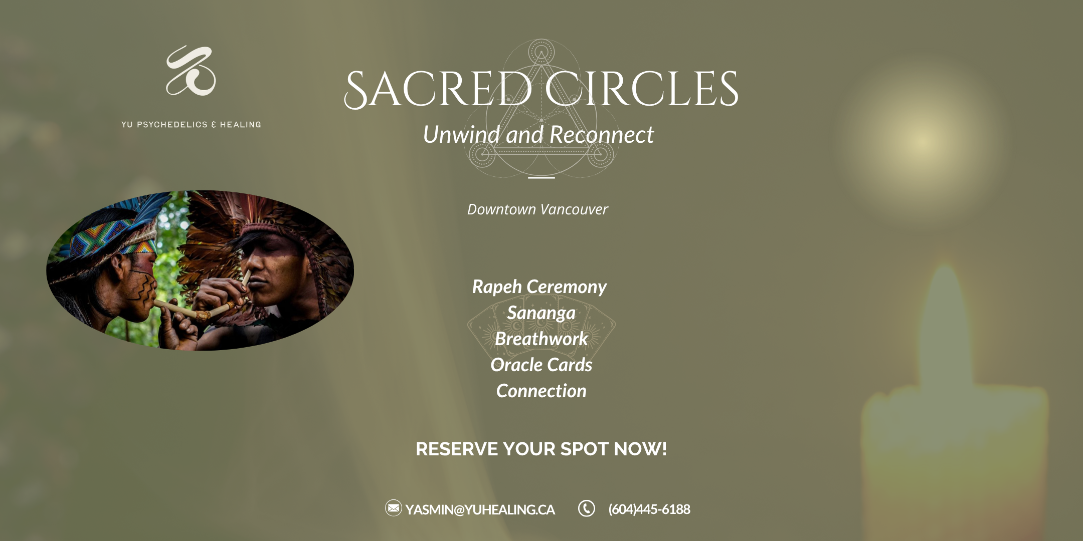 SACRED CIRCLES - Unwind and reconnect