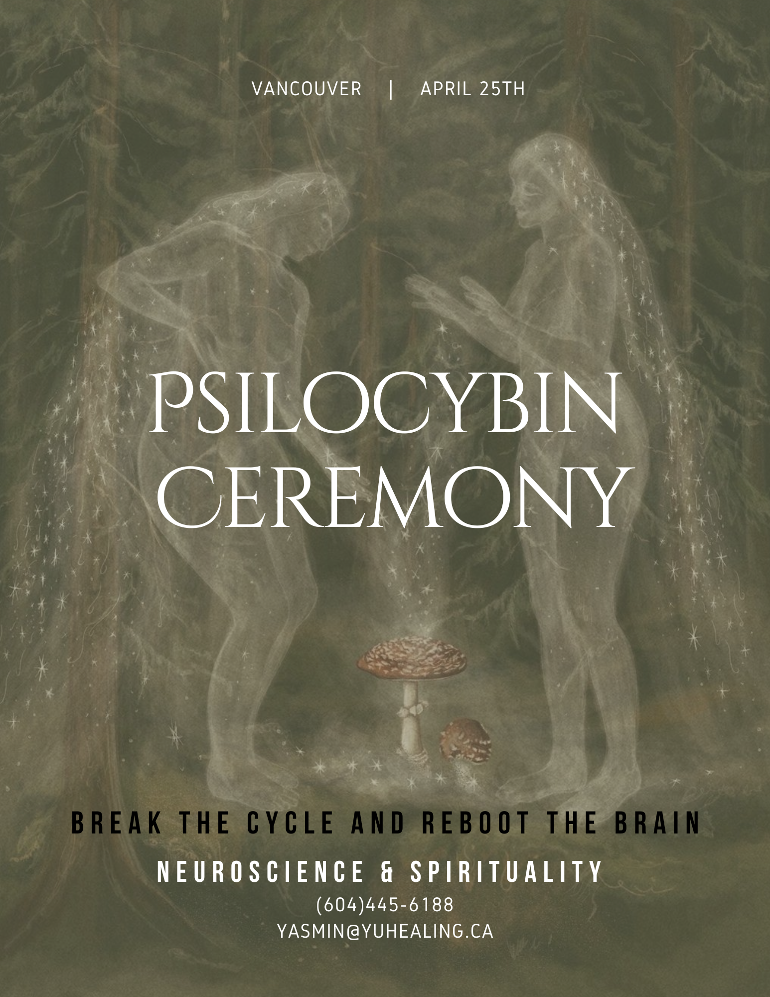 Psilocybin group ceremony - Reboot the brain. Remember who you are.