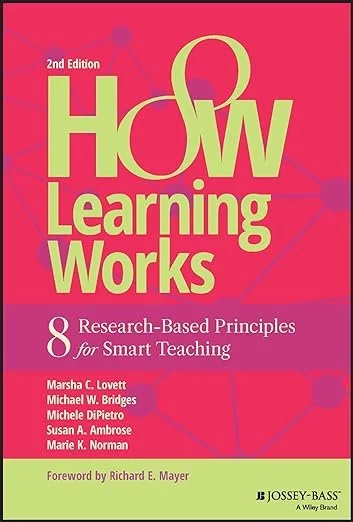 Book cover of "How Learning Works"