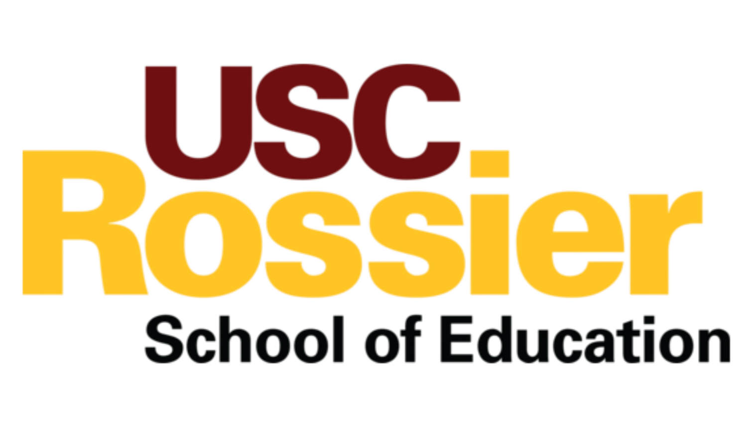 School of Education logo with red, orange, and yellow text on a transparent background.