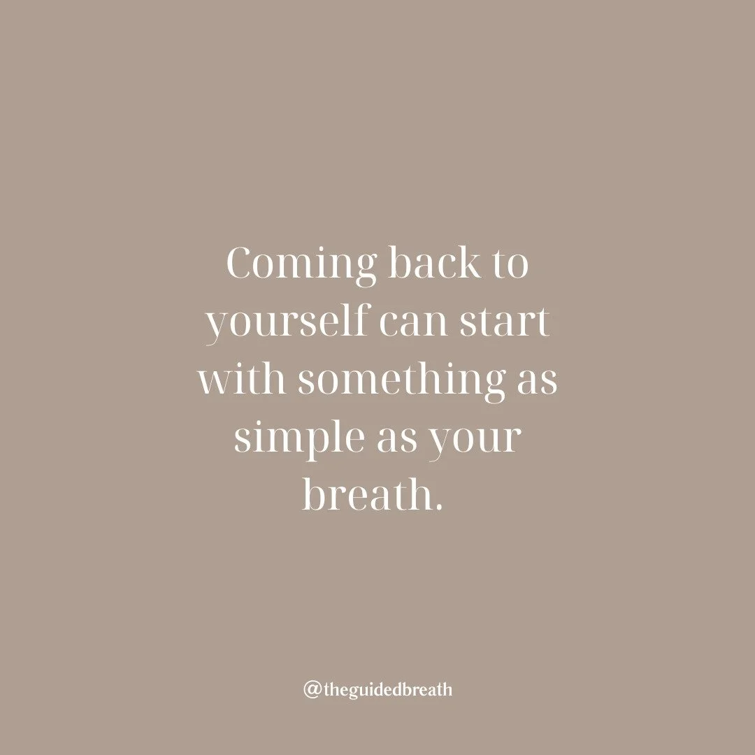 Even a few minutes of pausing, noticing, and following your inhale and exhale can help you reconnect to your body, your feelings, and your inner guidance.

It&rsquo;s not about doing it &ldquo;right&rdquo; or forcing anything &mdash; just noticing. F