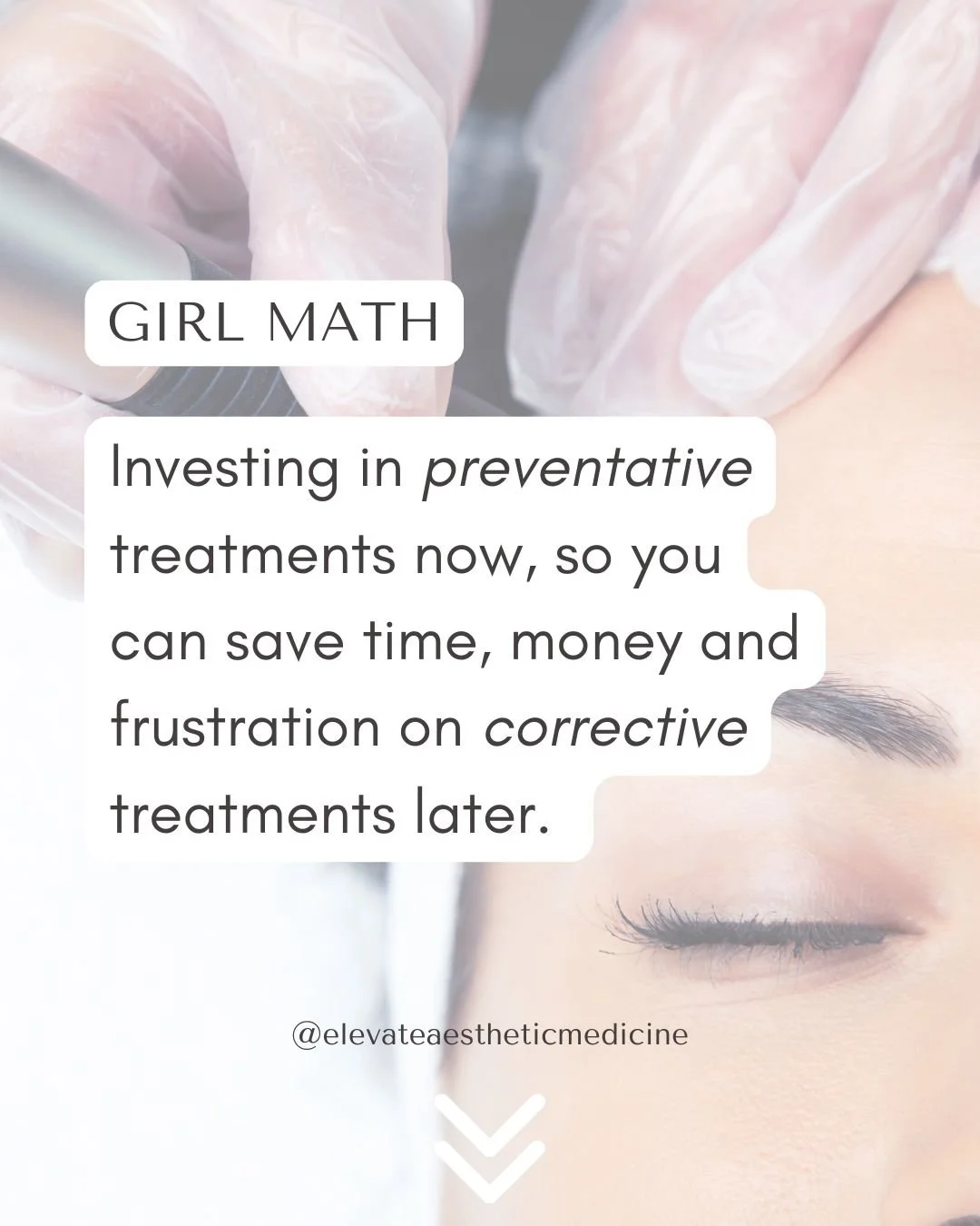 Girl math says it just makes sense. ✨

Investing in preventative treatments now often means spending less time, less money, and avoiding the frustration of more corrective treatments later.

When we support the skin earlier with treatments that stimu