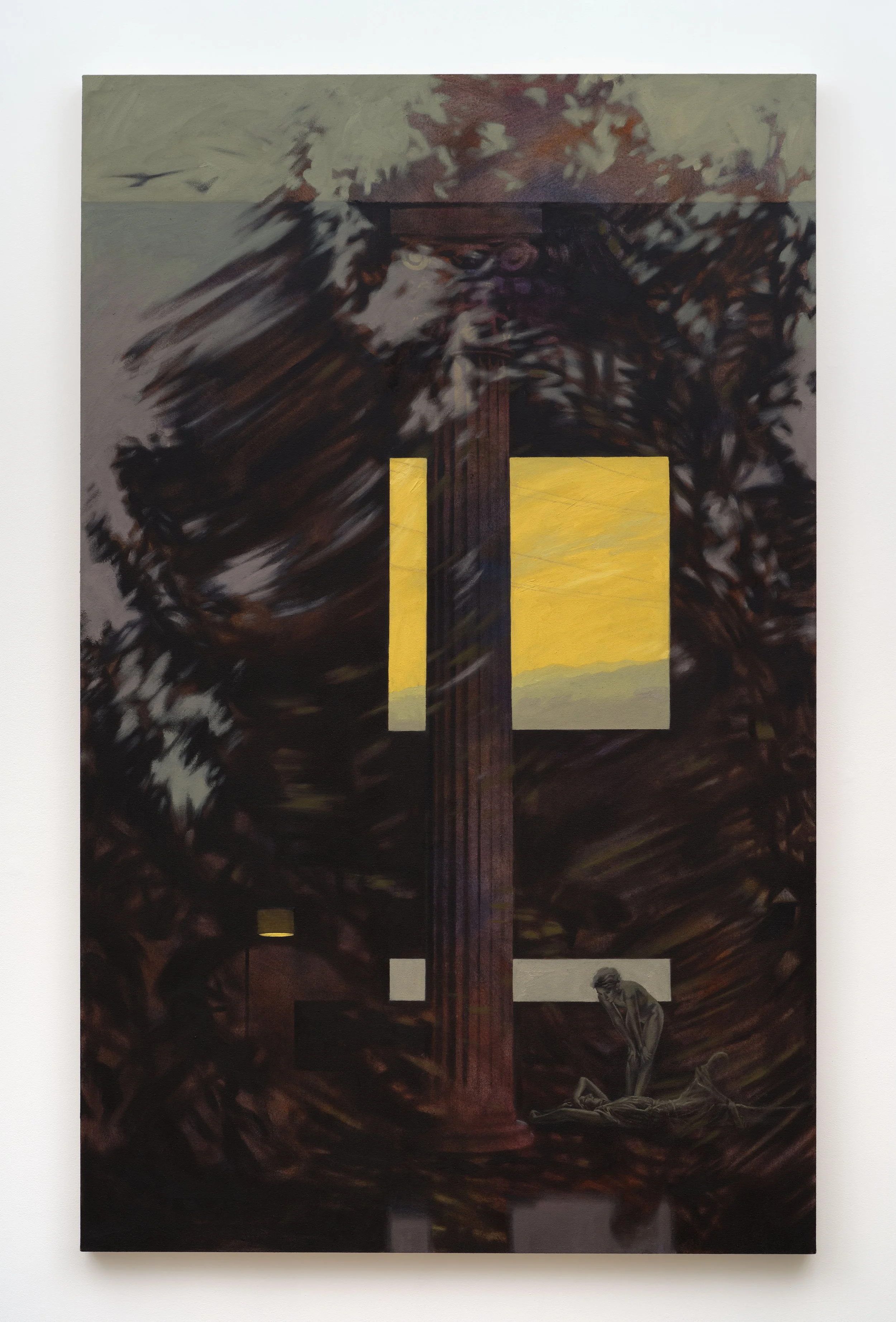 Kevin Yaun American Dreamers 1, 2026 Oil on canvas 96 x 60 in 243.8 x 152.4 cm (KYA26.024)