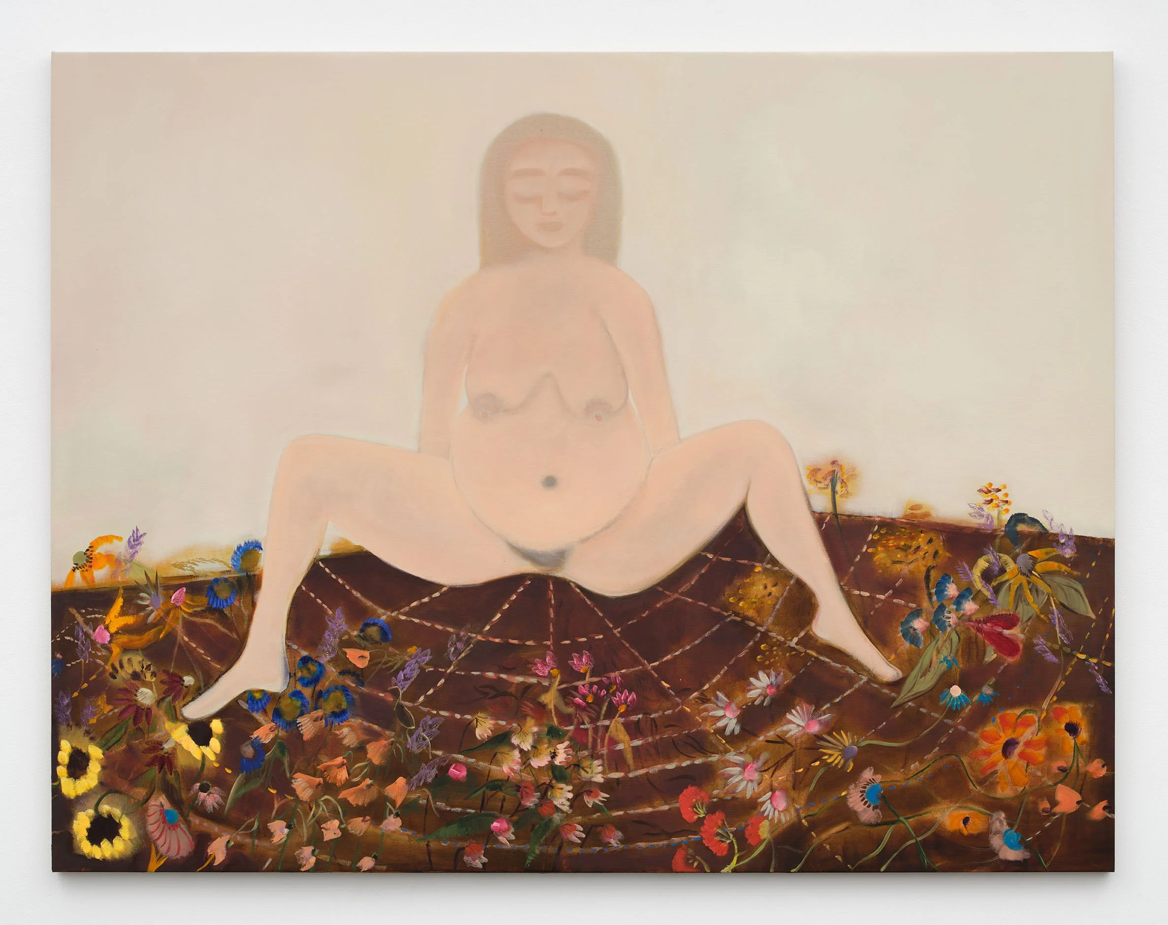 Diane Chappalley Our own space and time, 2025 Oil on canvas 41 3/8 x 35 3/8 in 105 x 90 cm (DCH25.008)