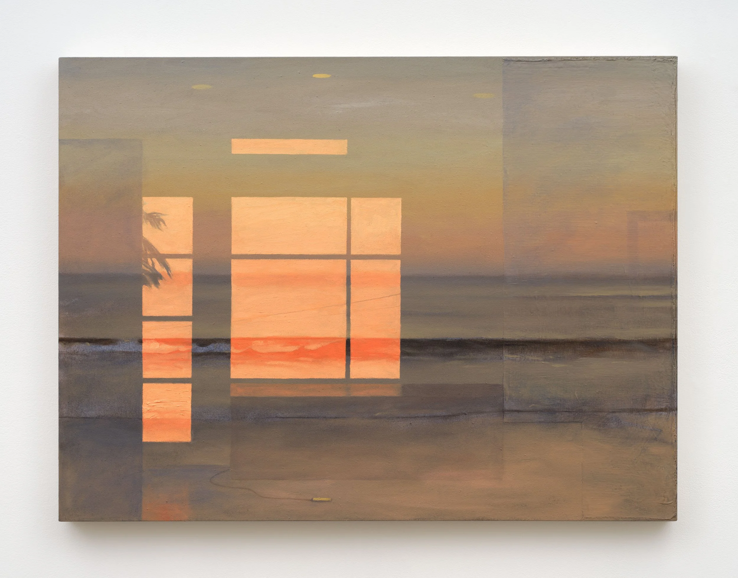 Kevin Yaun Beachfront Property 2, 2026 Oil on canvas and linen 36 x 48 in 91.4 x 121.9 cm (KYA26.020)