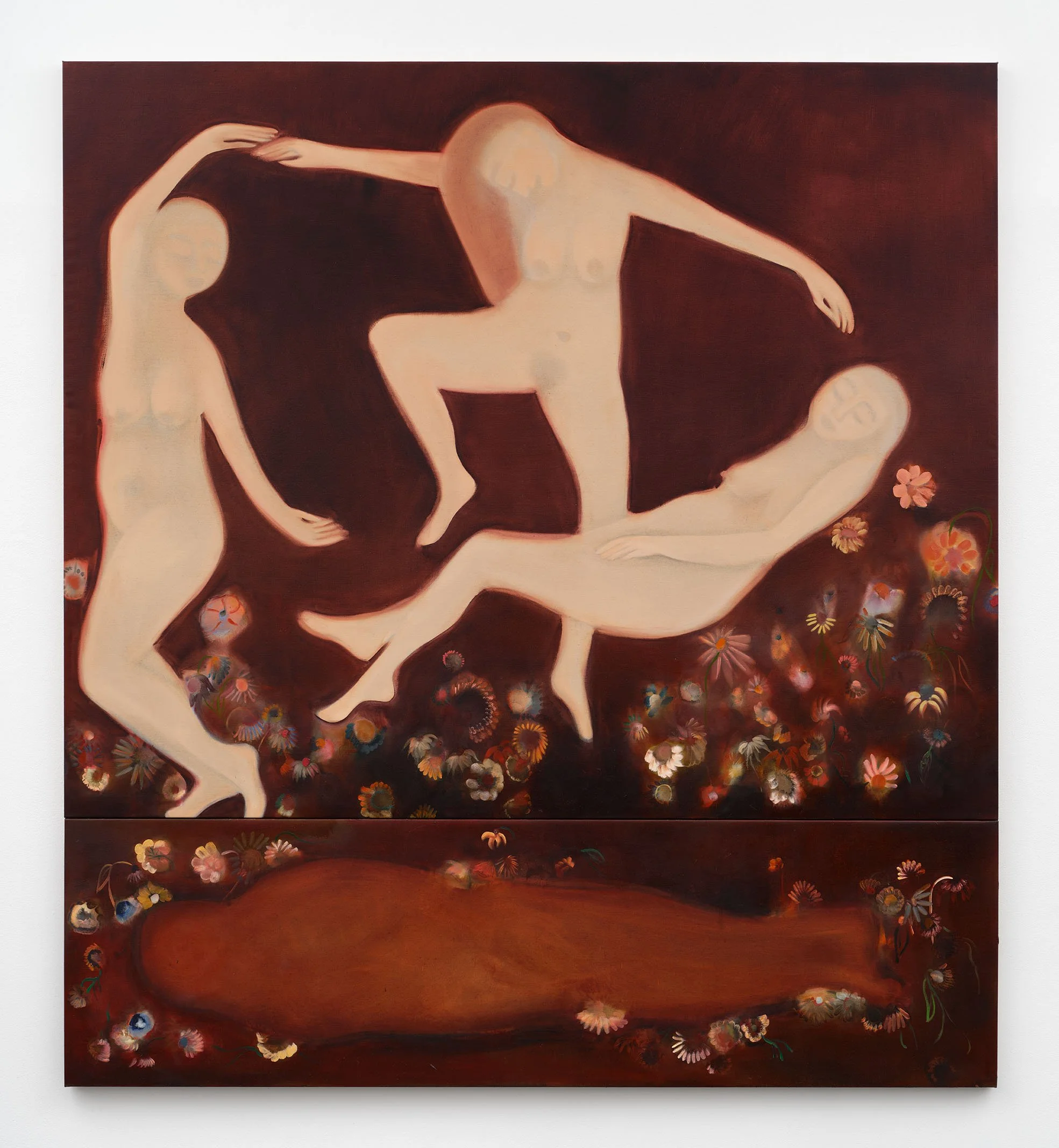 Diane Chappalley La danse, 2025 Oil on canvas 90 1/2 x 82 5/8 in 230 x 210 cm (DCH25.002)