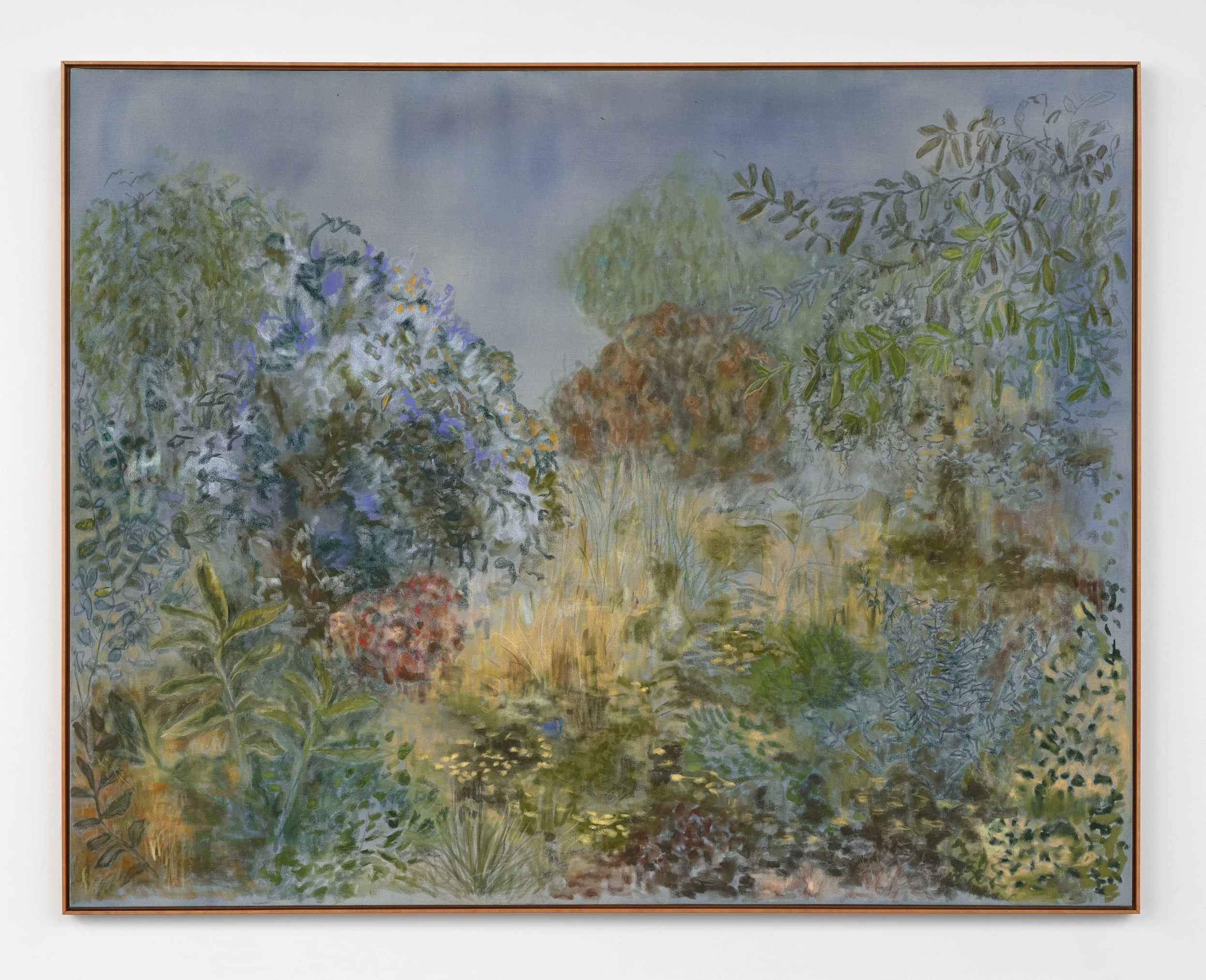 Kate Zimmerman Turpin Landscape in Blue, 2025 Acrylic and pastel on canvas 60 x 76 in 152.4 x 193 cm (KTU25.010)