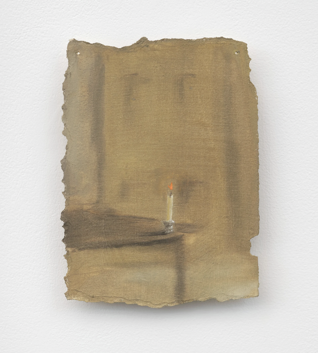 Note to Self, 2026 Oil on paper mounted on canvas 8 x 6 in 20.3 x 15.2 cm