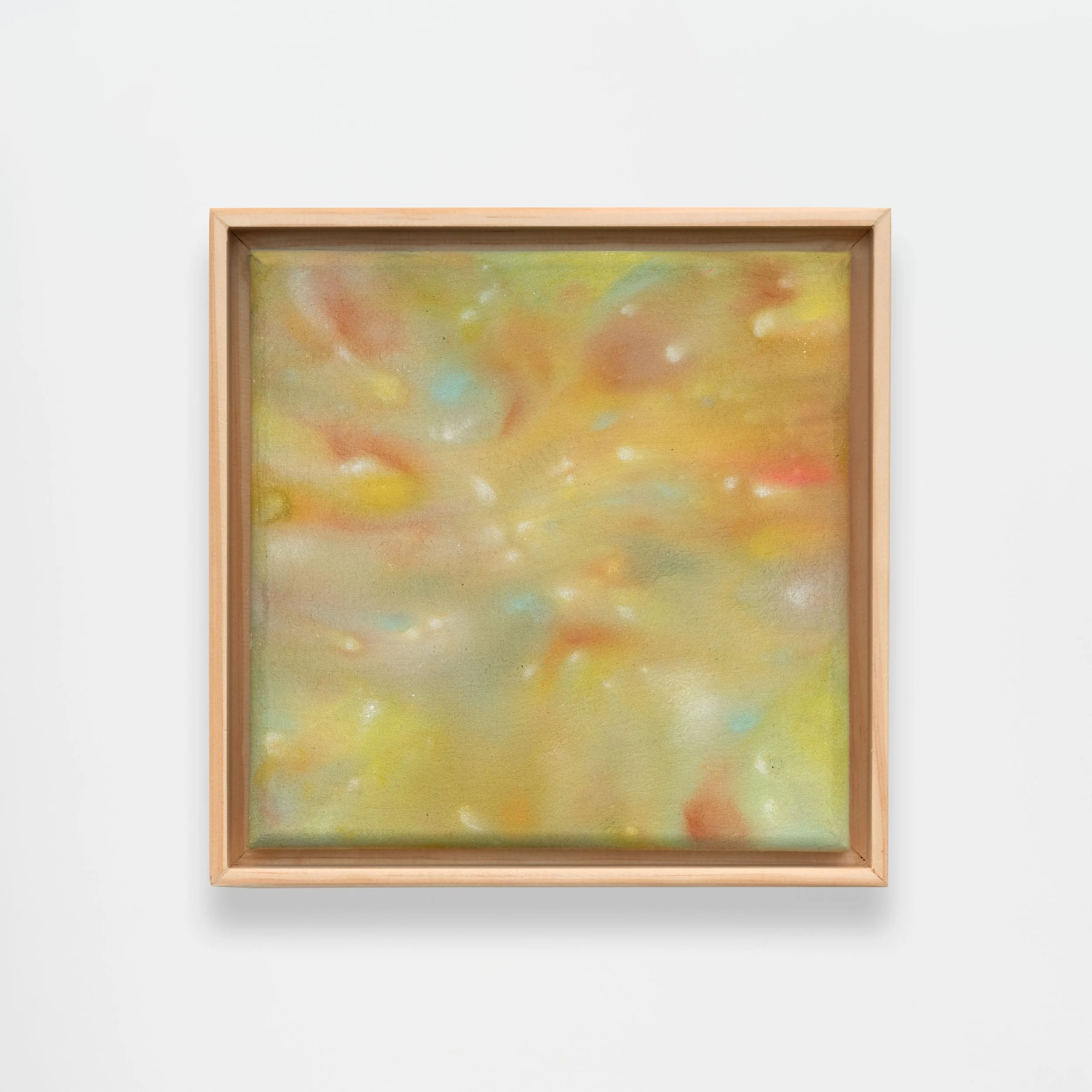 Alexandra McGowan Improvisation; Flow Series #44, 2026 Acrylic and chalk pastel on stretched cotton 8 x 8 in / 20.3 x 20.3 cm