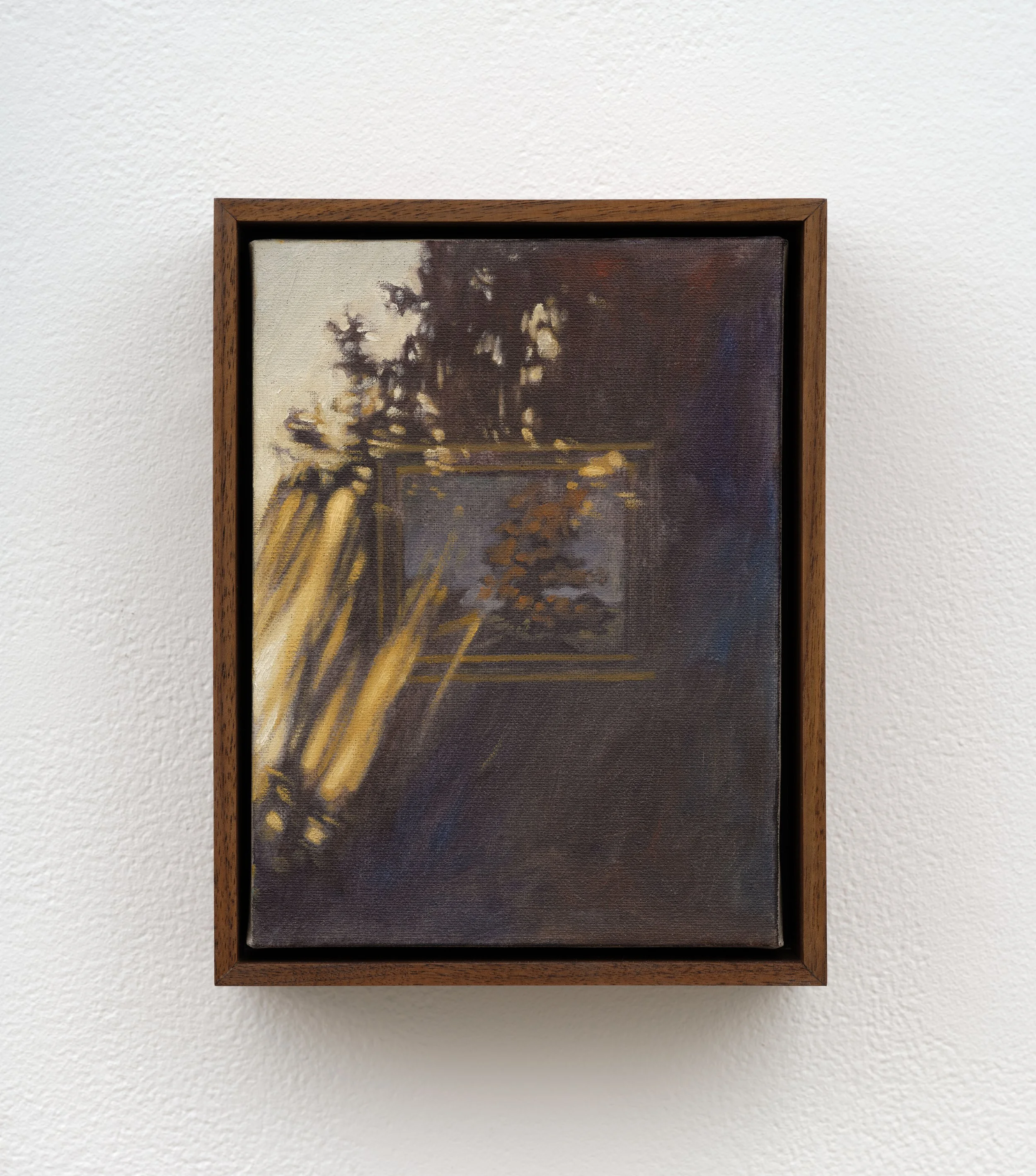 Kevin Yaun Portrait of a Tree, 2026 Oil on canvas 9 x 7 x 2 1/2 in 22.9 x 17.8 x 6.3 cm (KYA26.026)