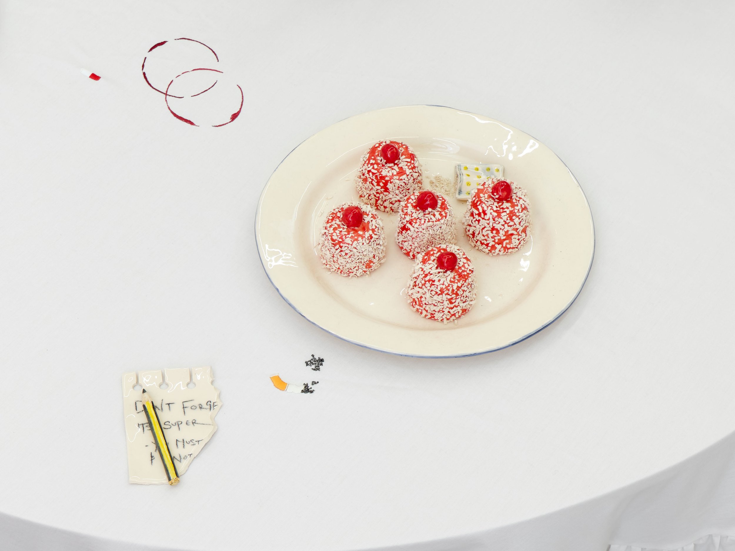 Alma Berrow, What Slips Beneath the Sugar, Installation image