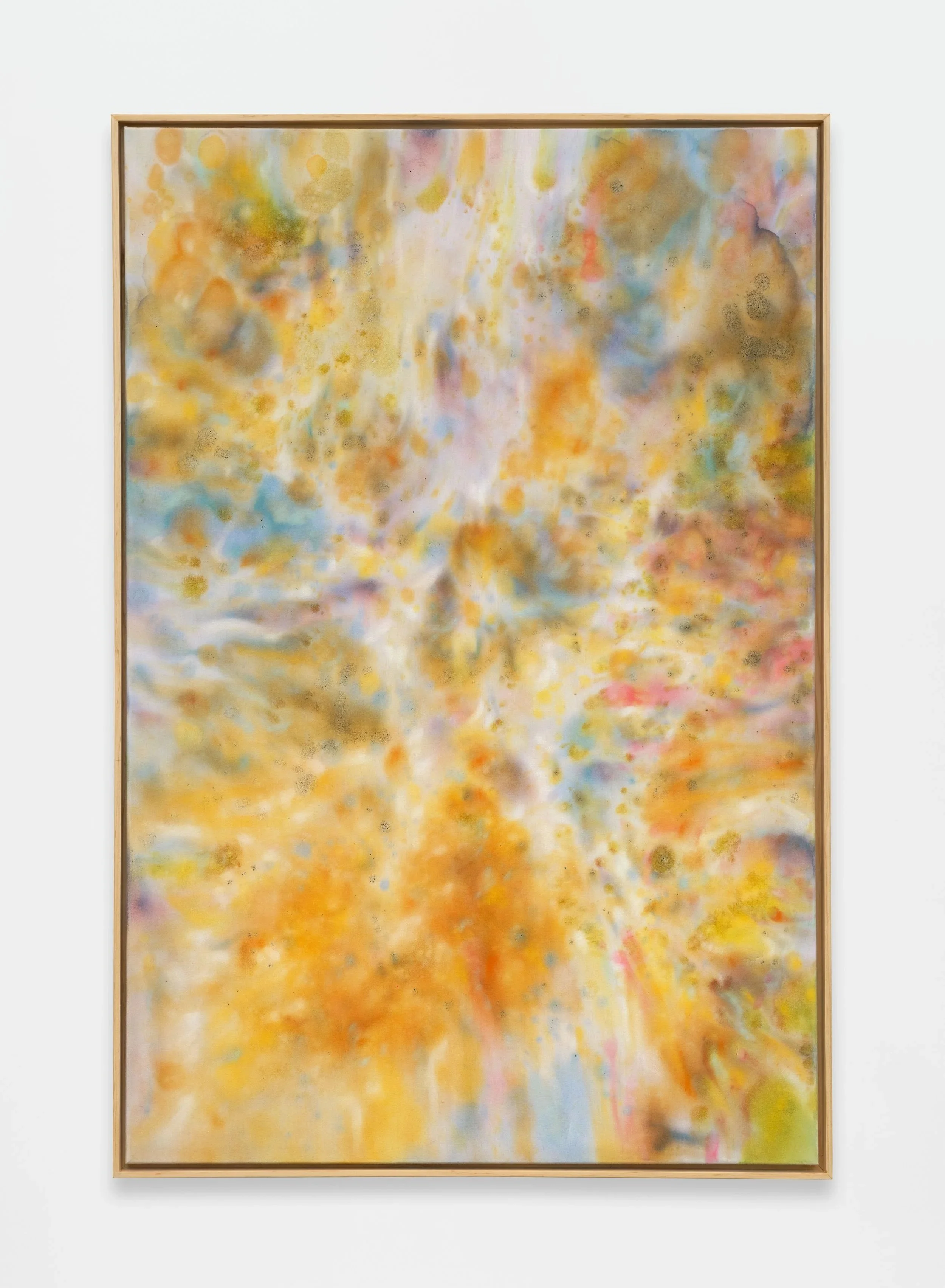 Alexandra McGowan Improvisation; Flow Series #25, 2026 Acrylic and chalk pastel on stretched cotton 36 x 24 in / 91.4 x 61 cm
